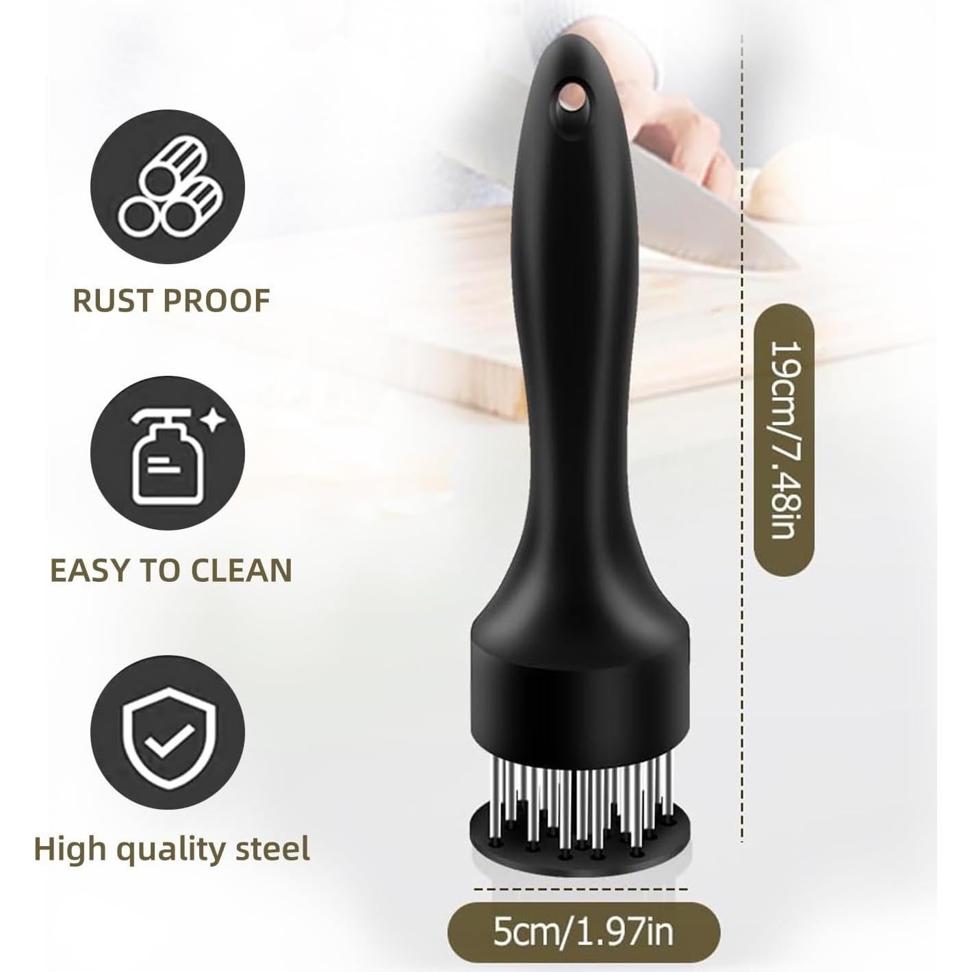 Ablandador de Carne Profesional Anis - Acero Inoxidable 21 Cuchillas