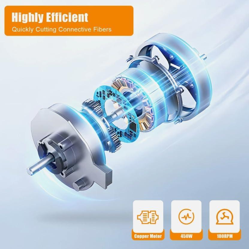 Máquina Ablandadora de Carne Eléctrica JDINAAS 450W 43x19x42cm