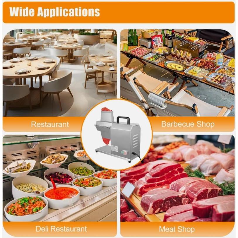 Máquina Ablandadora de Carne Eléctrica JDINAAS 450W 43x19x42cm