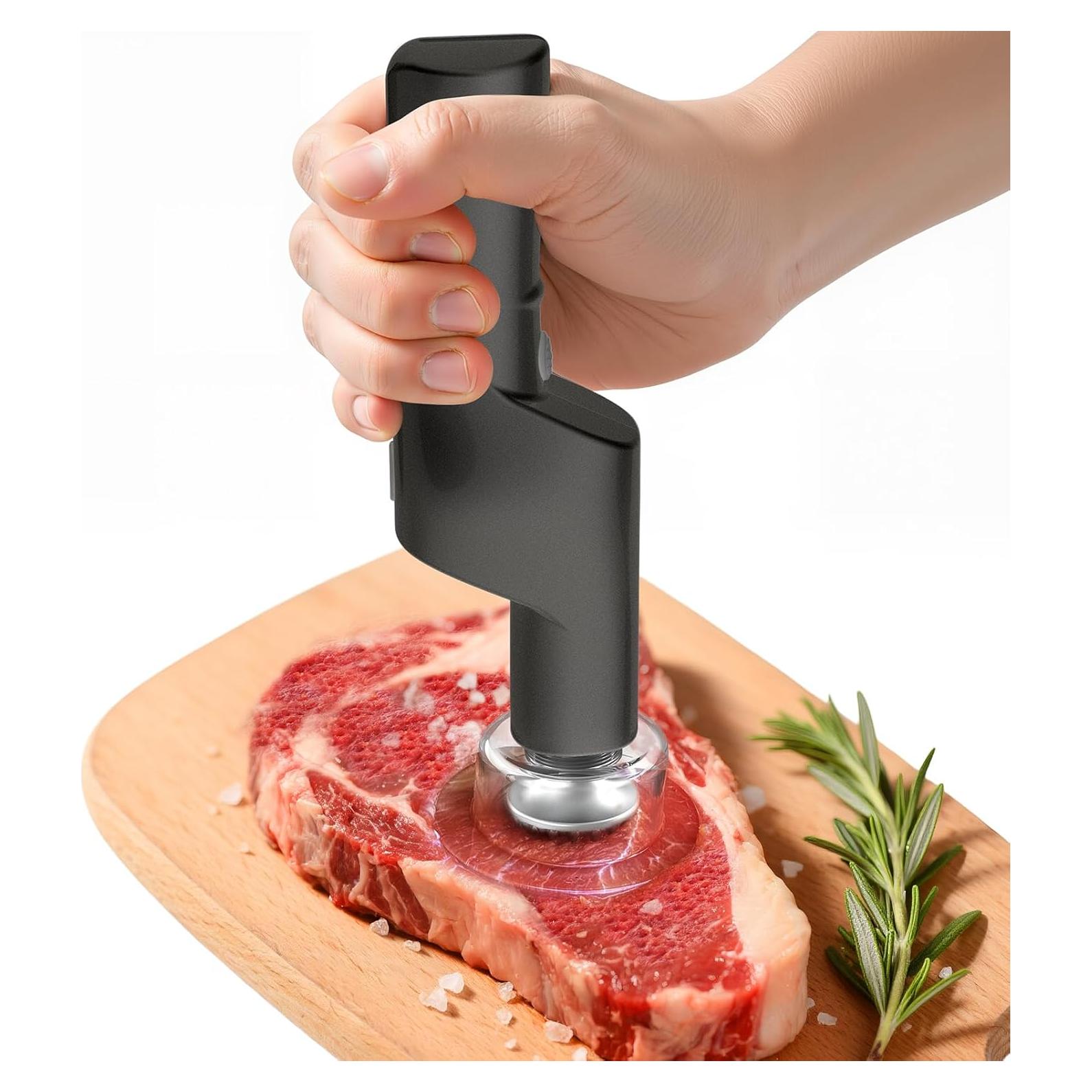 Ablandador de Carne Eléctrico YOTAN 37 Agujas Acero Inoxidable