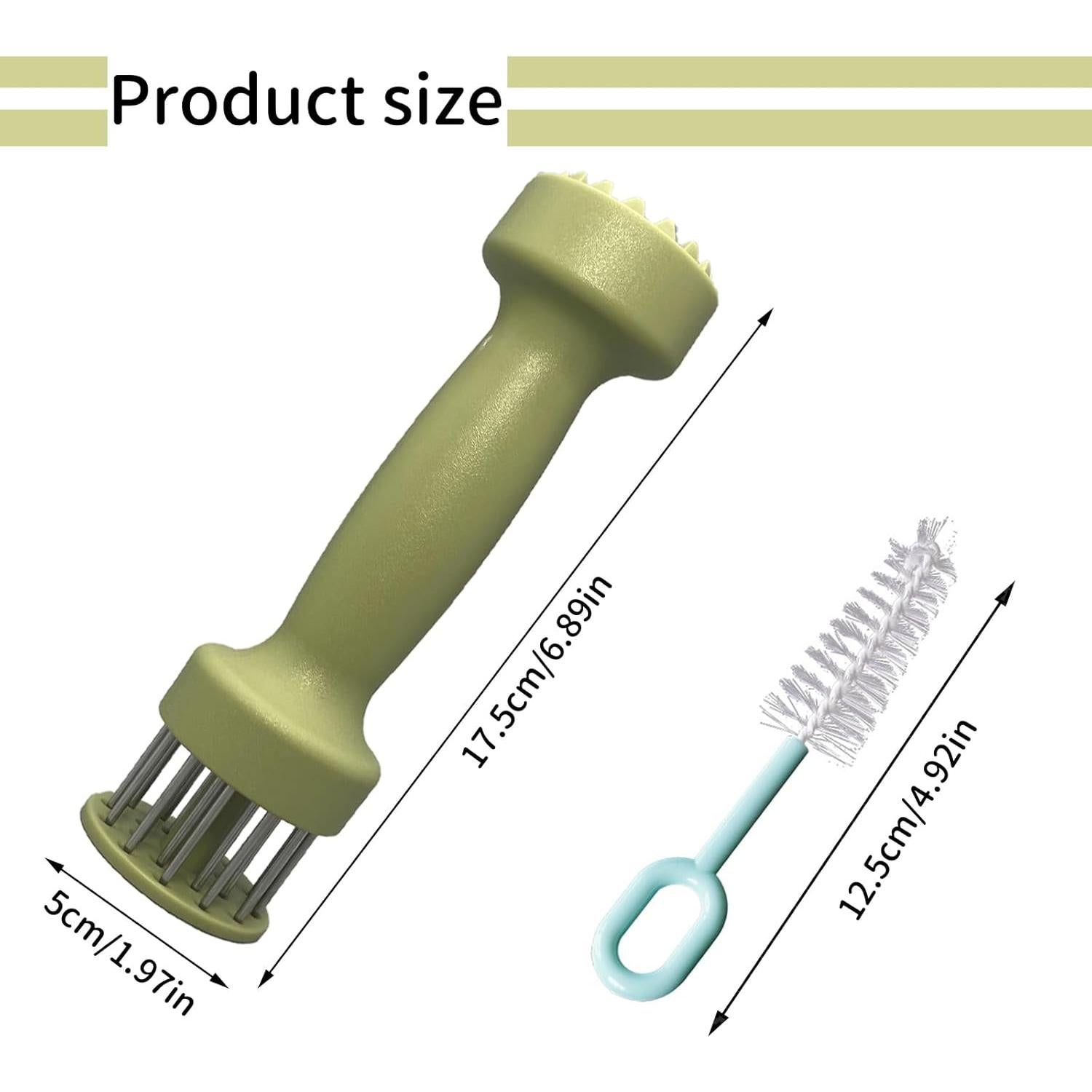 Ablandador de Carne NIXNEHC Doble Extremo 20 Agujas Inoxidable