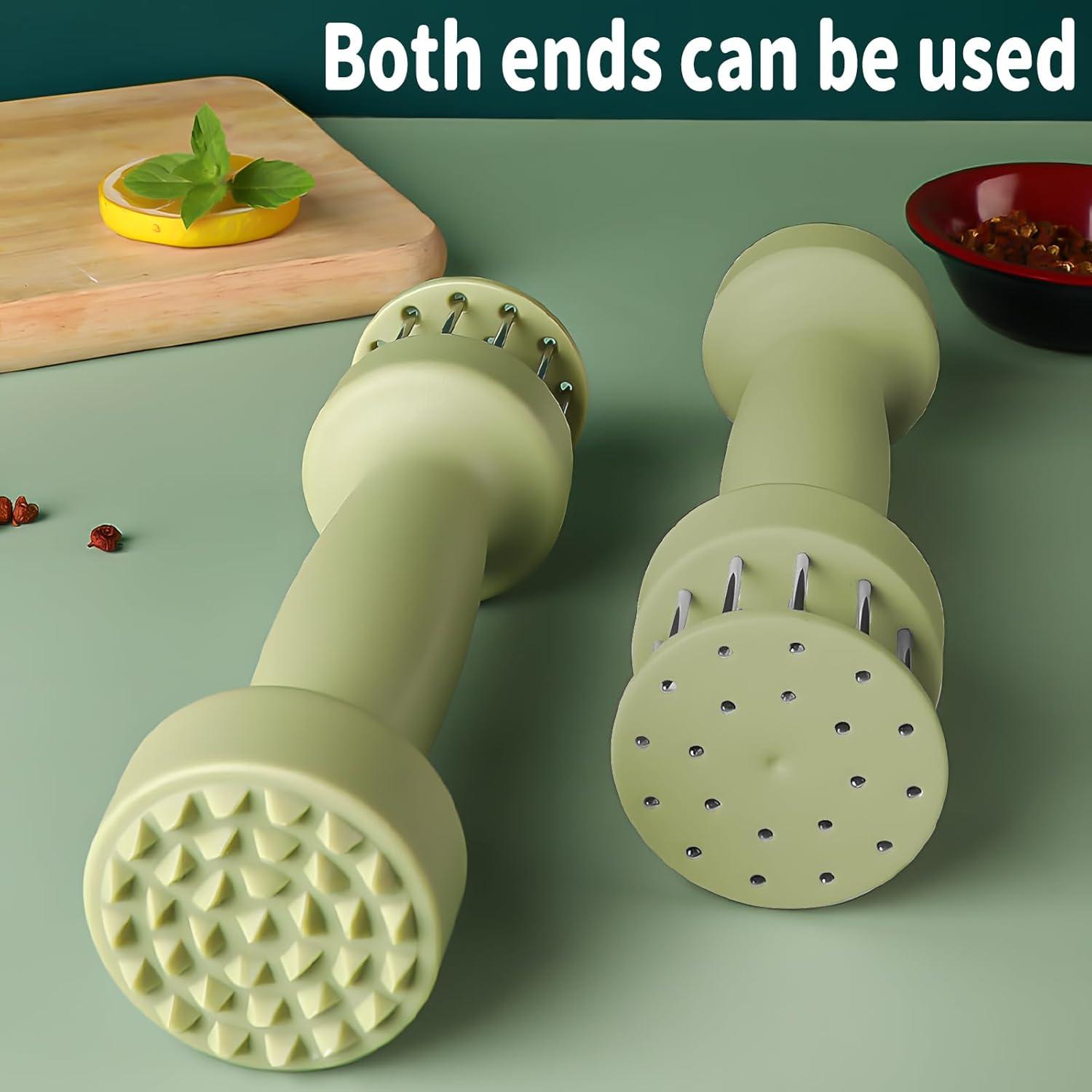 Ablandador de Carne NIXNEHC Doble Extremo 20 Agujas Inoxidable