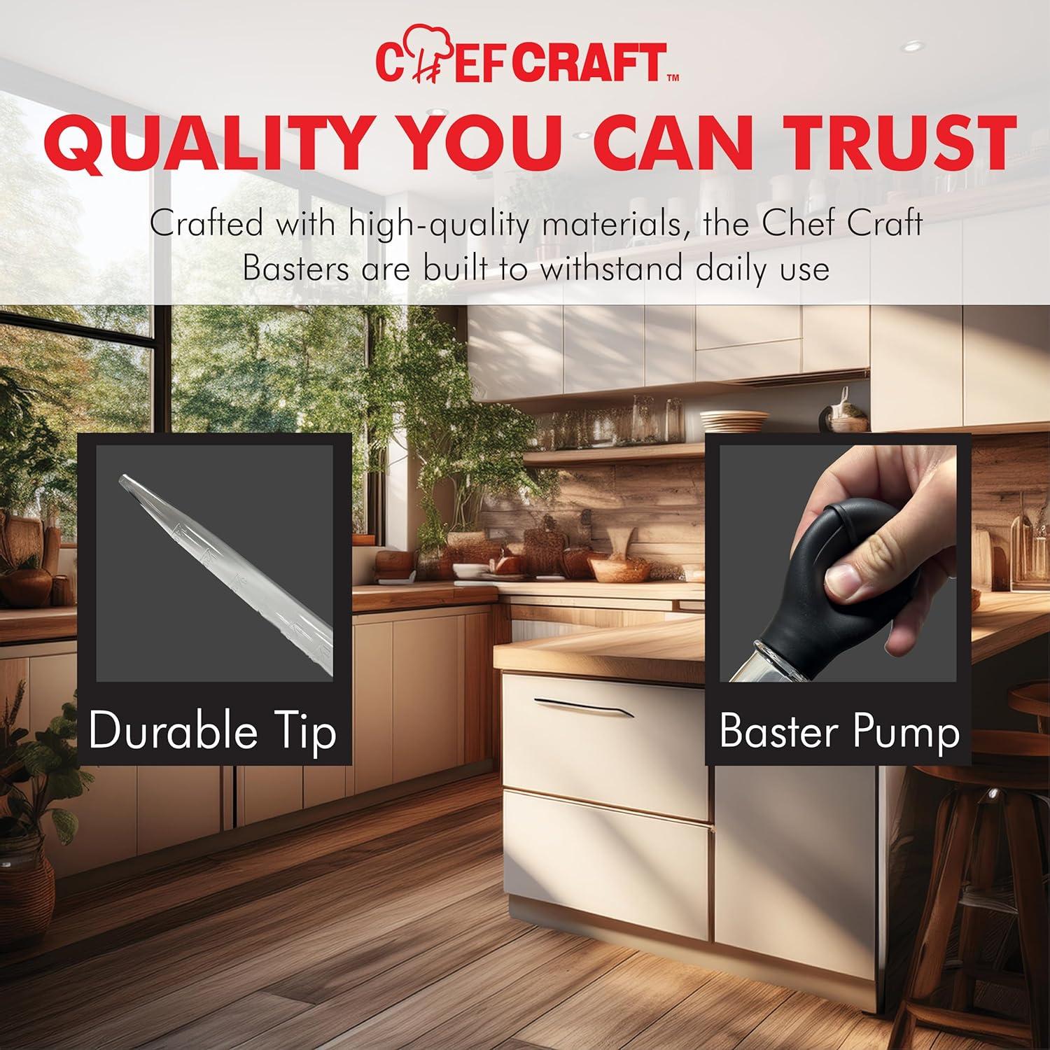 Baster Chef Craft 29.2 cm Tubo Transparente Negro