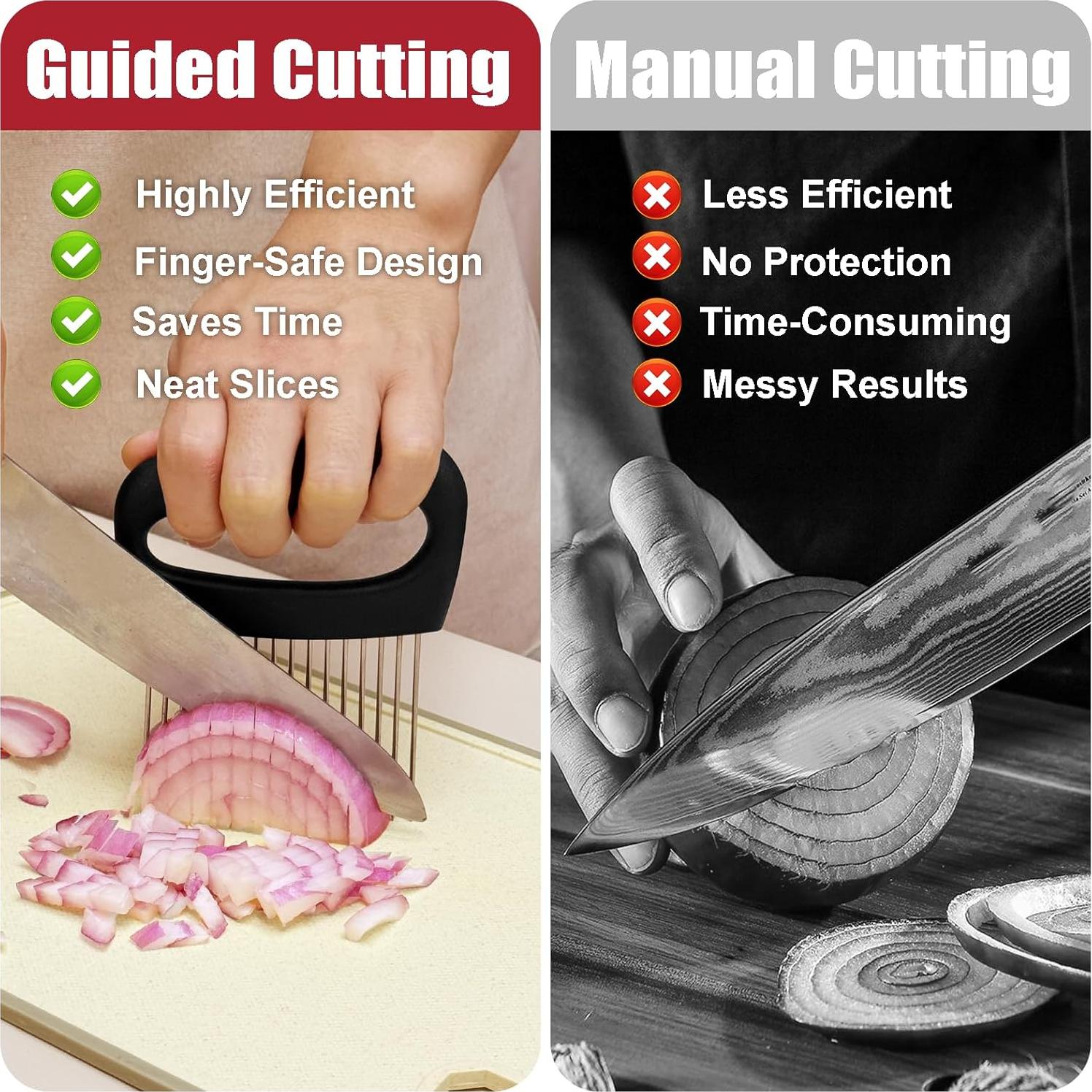 Cortador de Cebolla Multifuncional Furneet - Acero Inoxidable