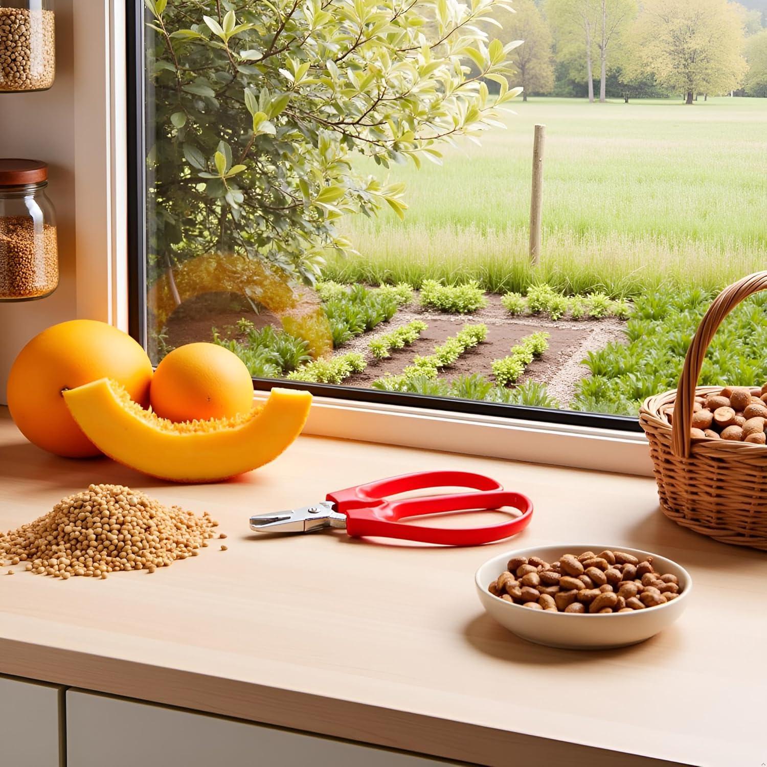 Alicates para romper semillas BWESOO rojo, 16.9 cm, metal/plástico