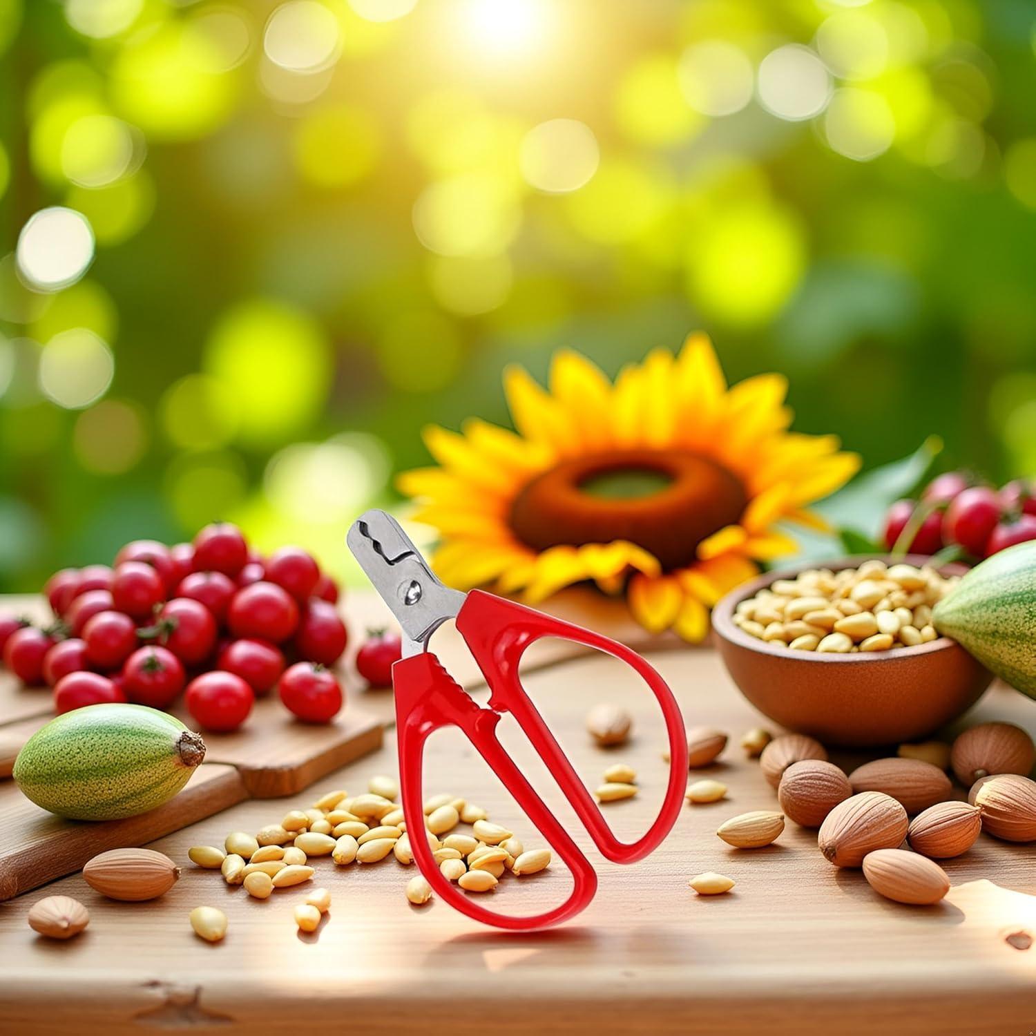 Alicates para romper semillas BWESOO rojo, 16.9 cm, metal/plástico