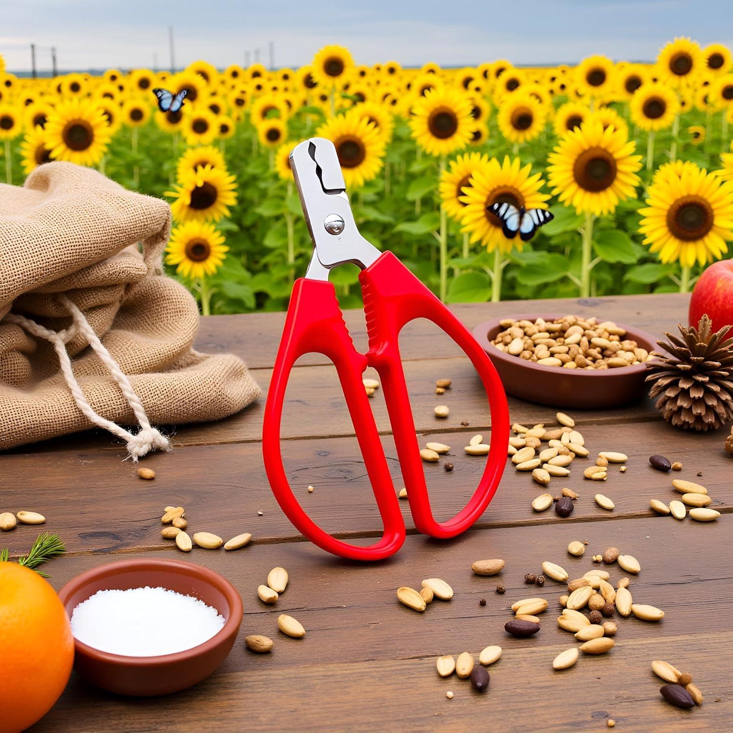 Alicates para romper semillas BWESOO rojo, 16.9 cm, metal/plástico