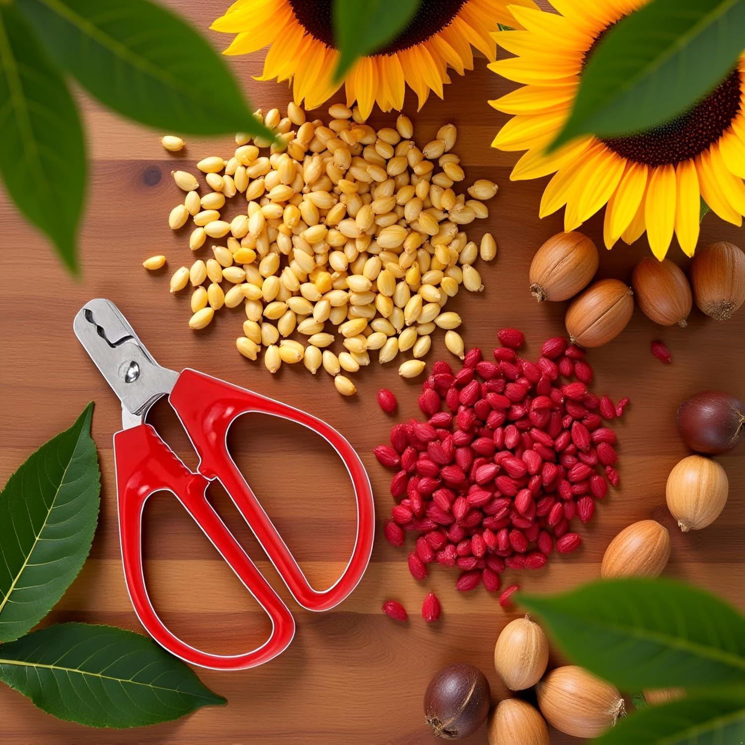 Alicates para romper semillas BWESOO rojo, 16.9 cm, metal/plástico