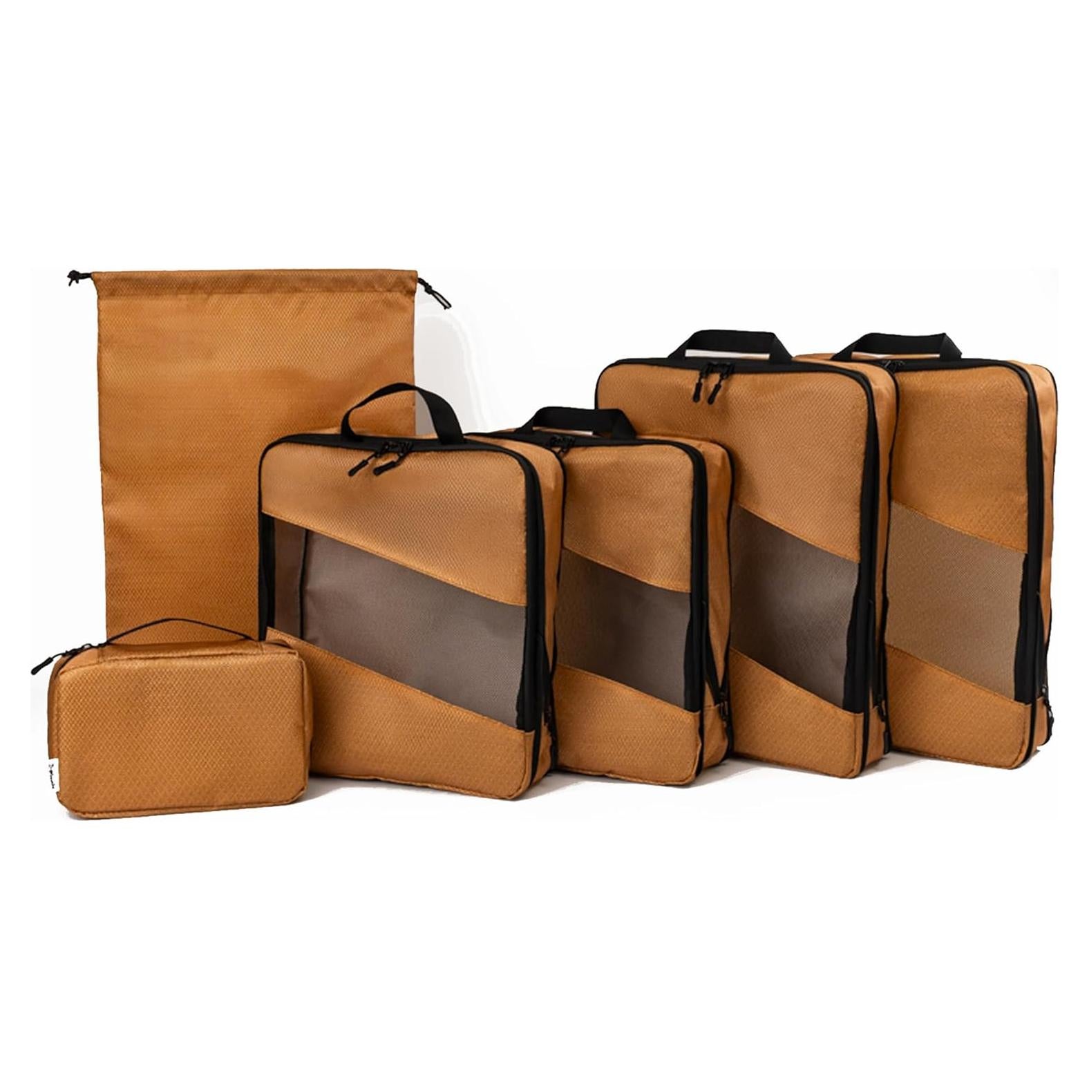 Cubos de Compresión Picnic - 6 Bolsas Organizadoras Expandibles