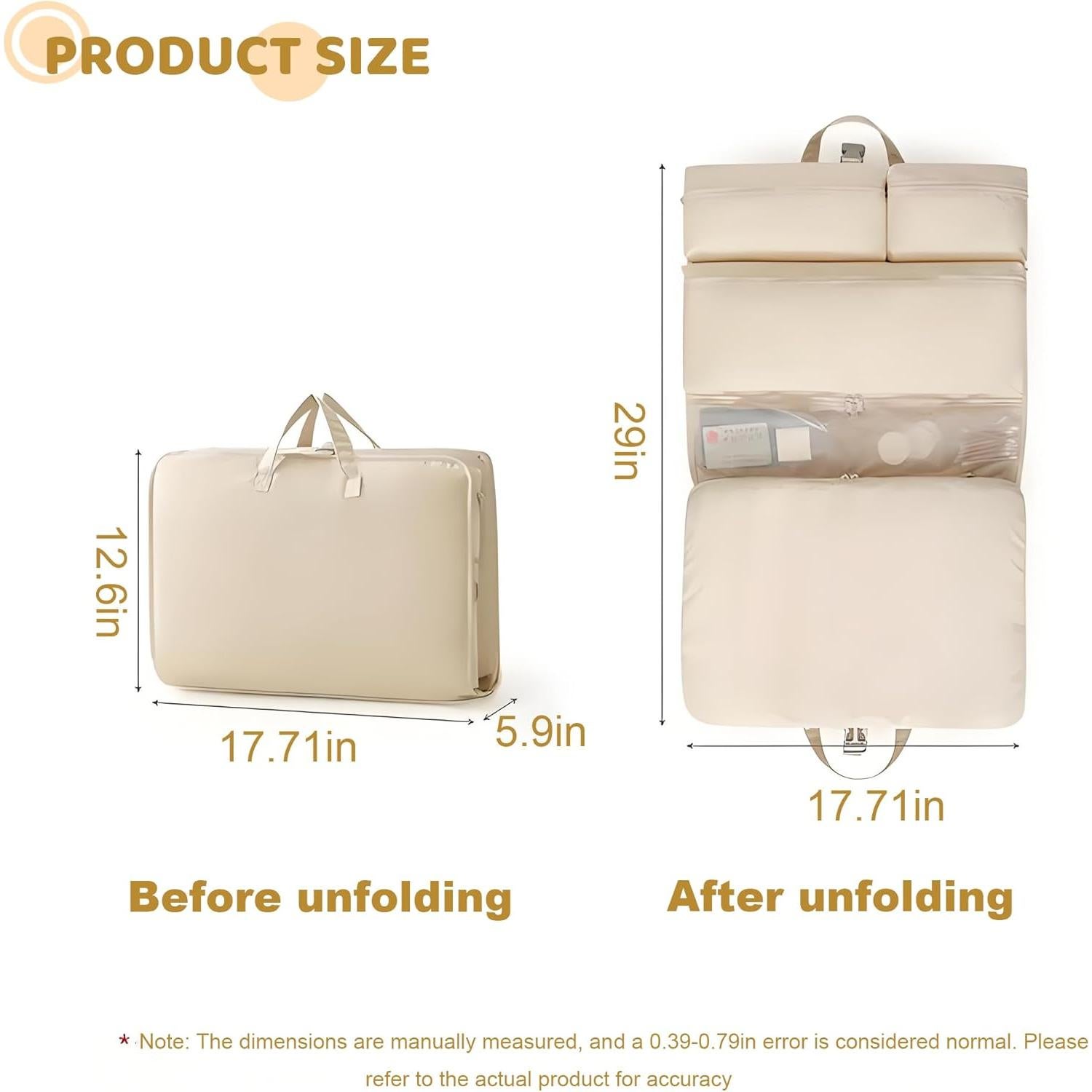 Cubos de Empaque Colgantes 6-en-1 Harborway para Viaje