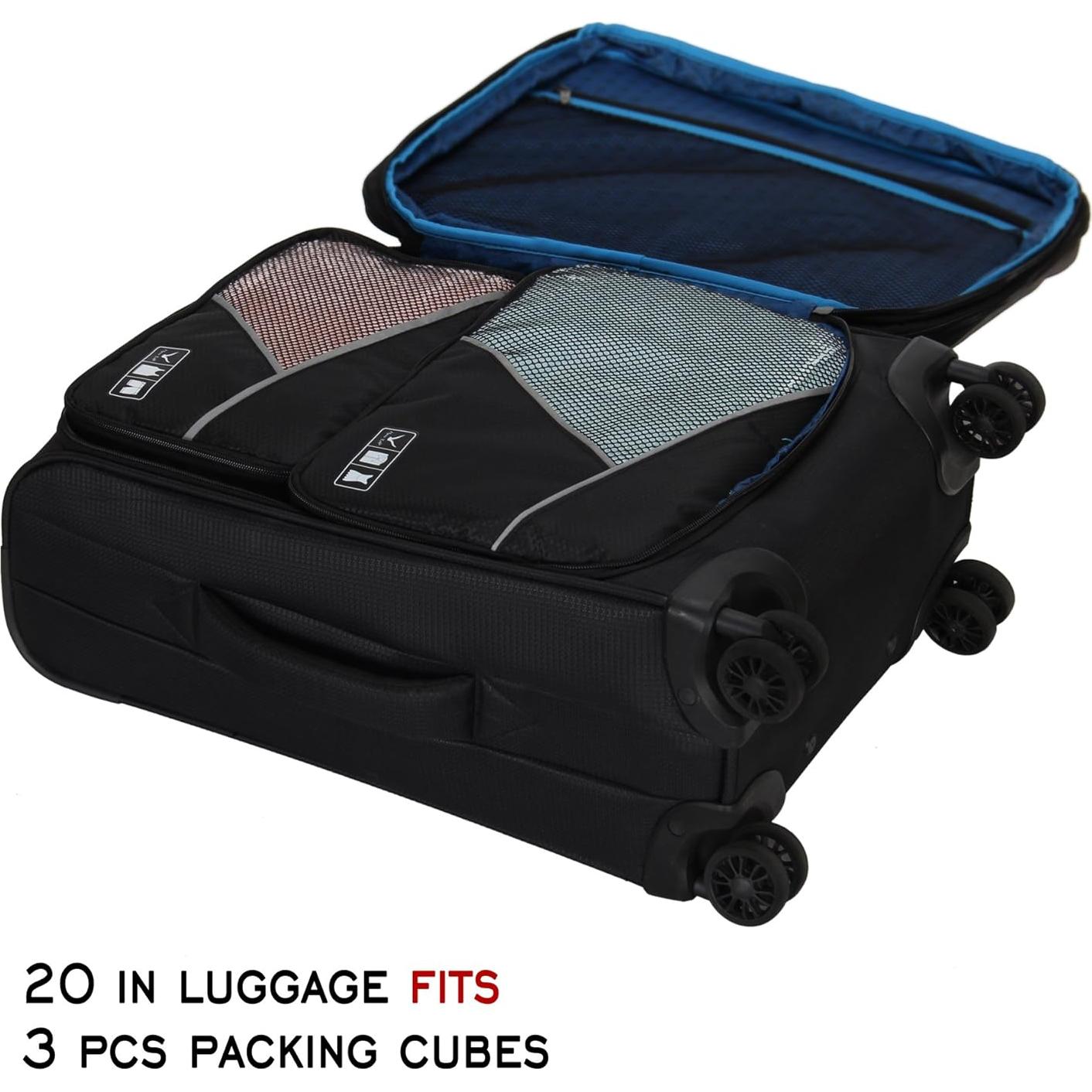 Set de 3 Cubos de Empaque Hynes Eagle - Organizador de Equipaje