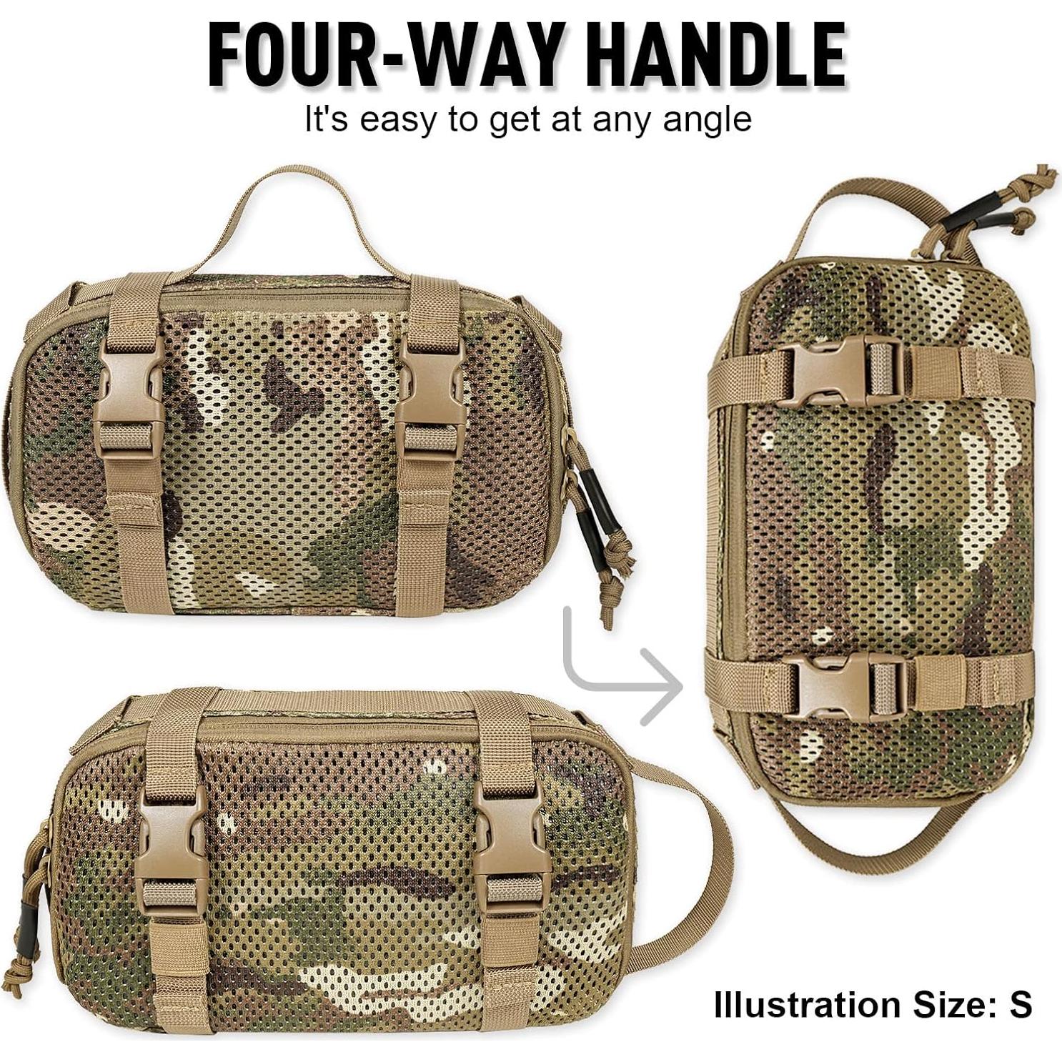 Set de 4 Cubos de Empaque Tácticos Molle 33x20cm