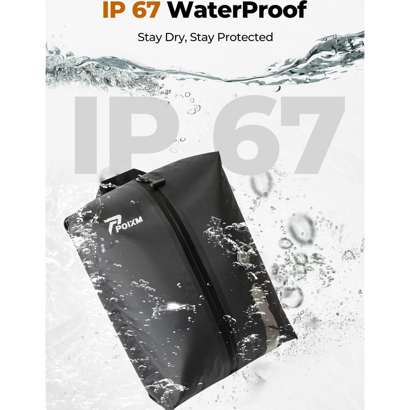 Bolsas de Vacío POIXM 2PC con Bomba, Impermeables 38x28cm