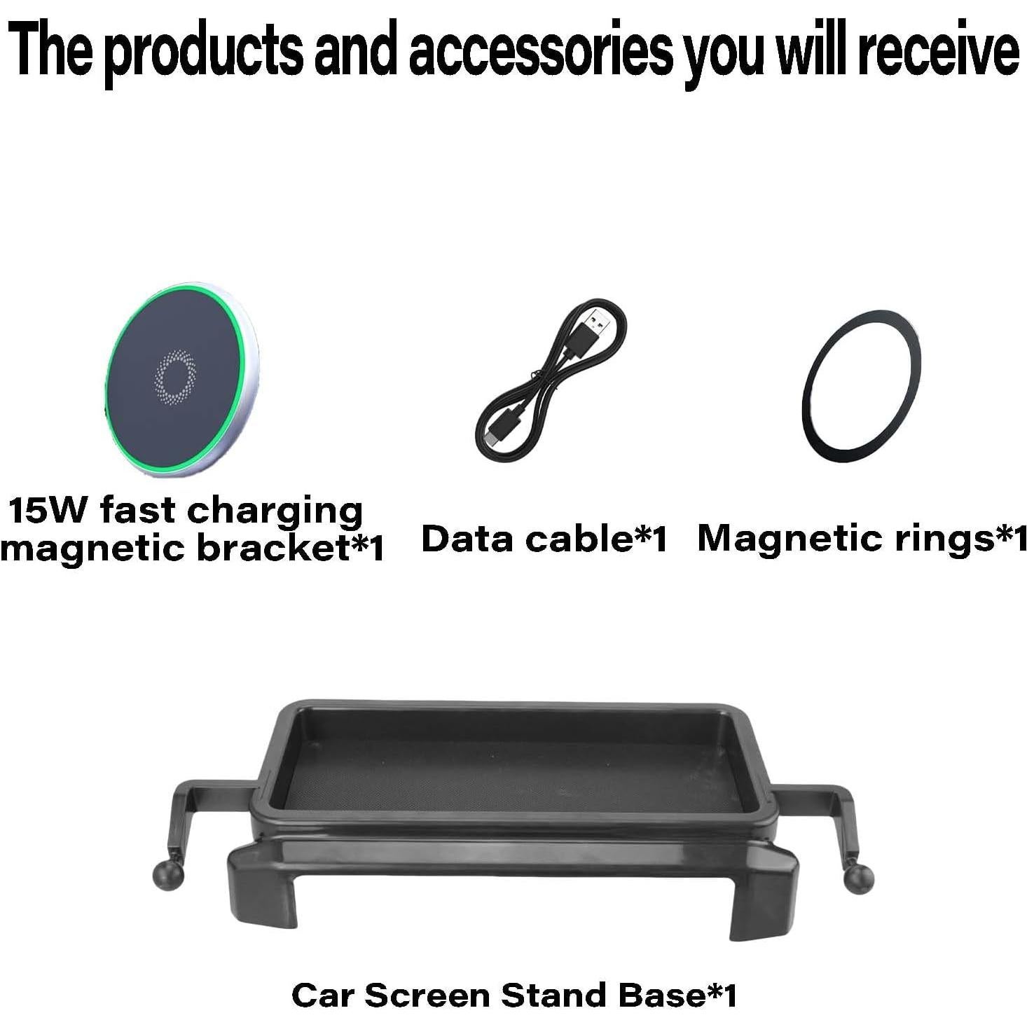 Soporte para Teléfono Toyota Tacoma 2024 2025 8" Carga Inalámbrica