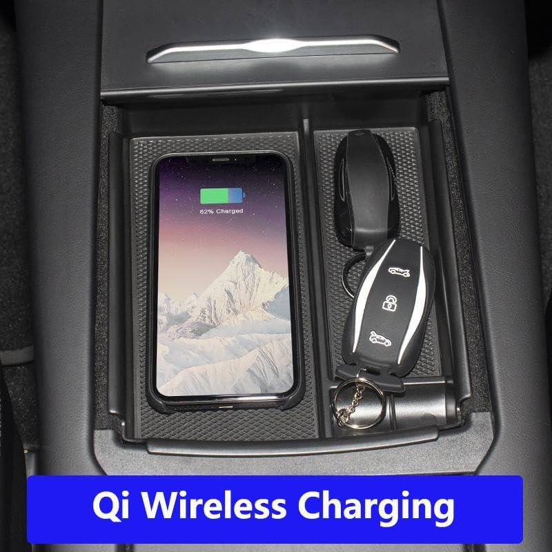Cargador Inalámbrico QXZcar para Tesla Model S/X 2016-2021