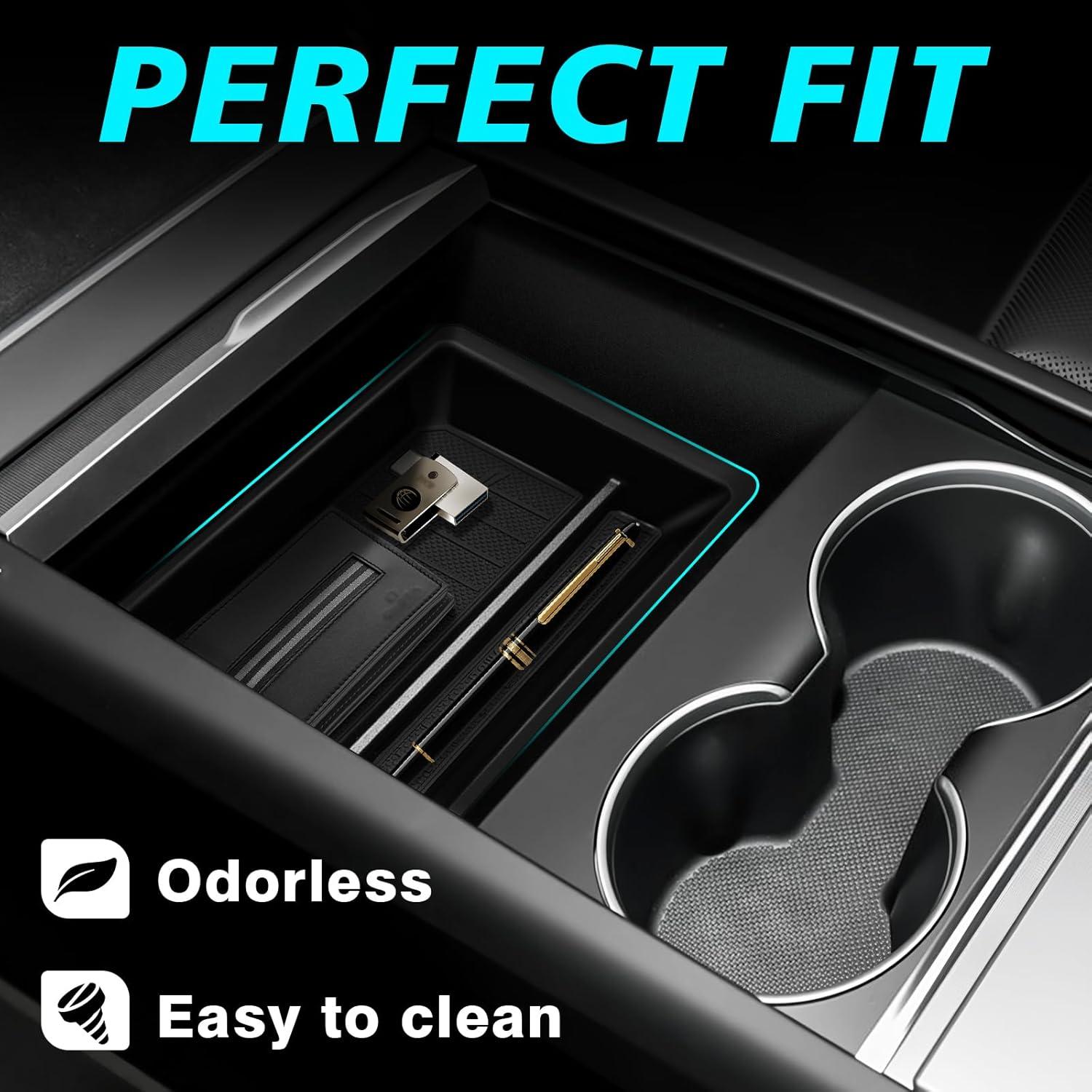 Organizador de Consola Central BestEvMod 3PCS para Tesla Model Y