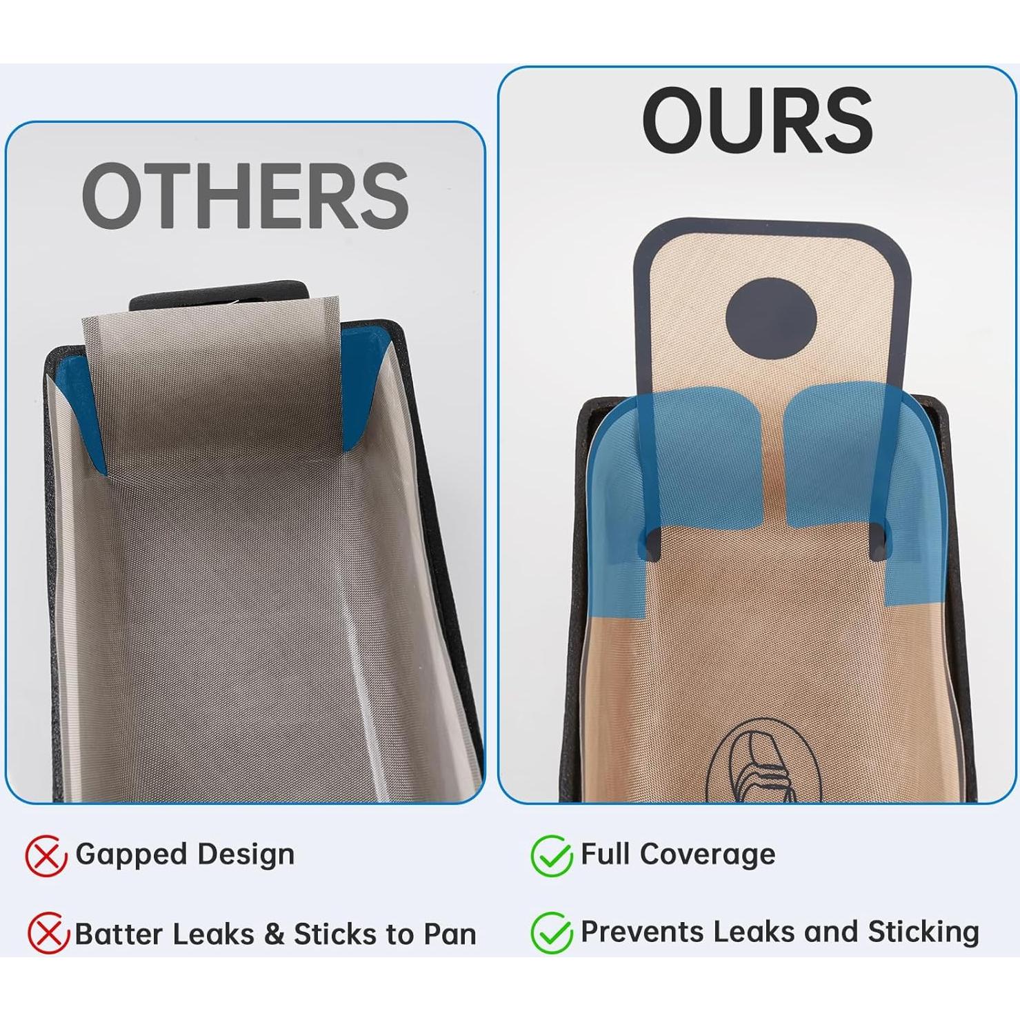 Forros de Silicona Reutilizables NiHome 4-Pack para Pan 49x25 cm