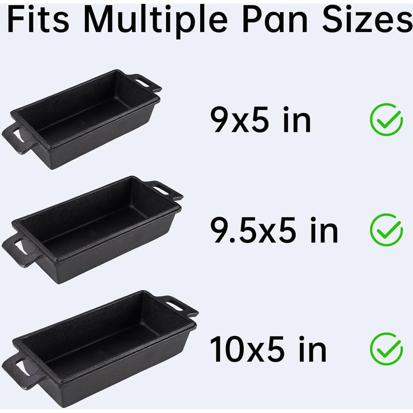 Forros de Silicona Reutilizables NiHome 4-Pack para Pan 49x25 cm