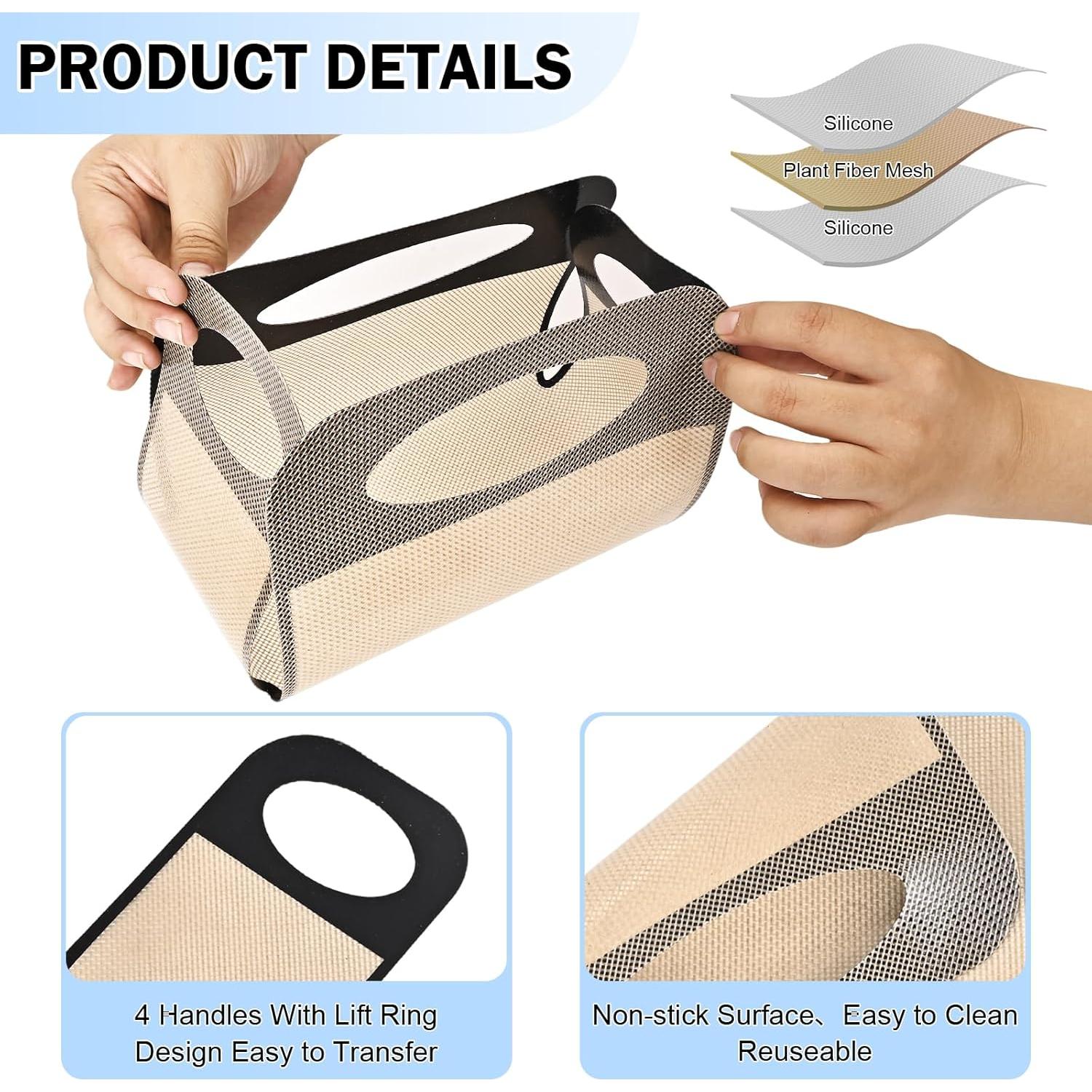 Forros de Silicona Reutilizables Anggugu 23x13 cm - 2 Pcs