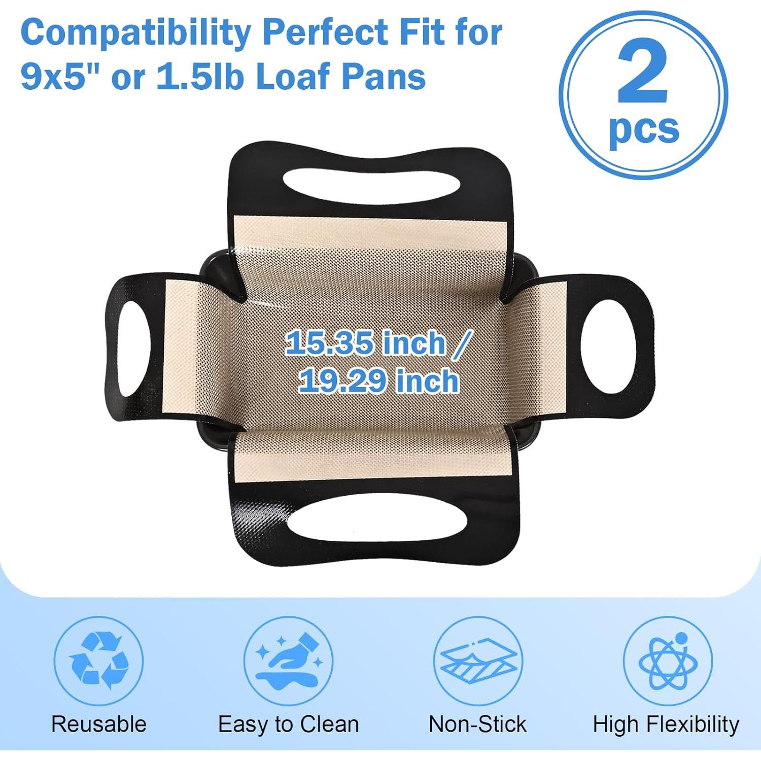 Forros de Silicona Reutilizables Anggugu 23x13 cm - 2 Pcs