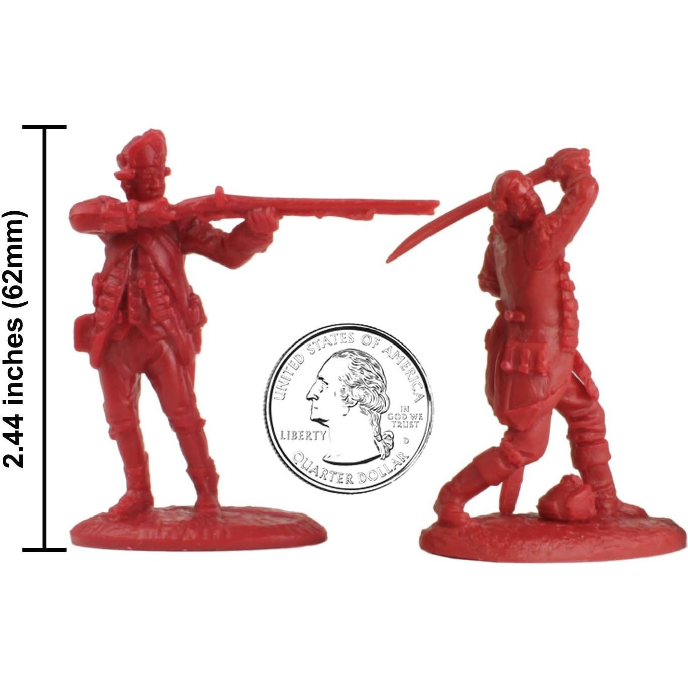 Figuras de Soldados Rojos LOD 1:32 Infantería Británica