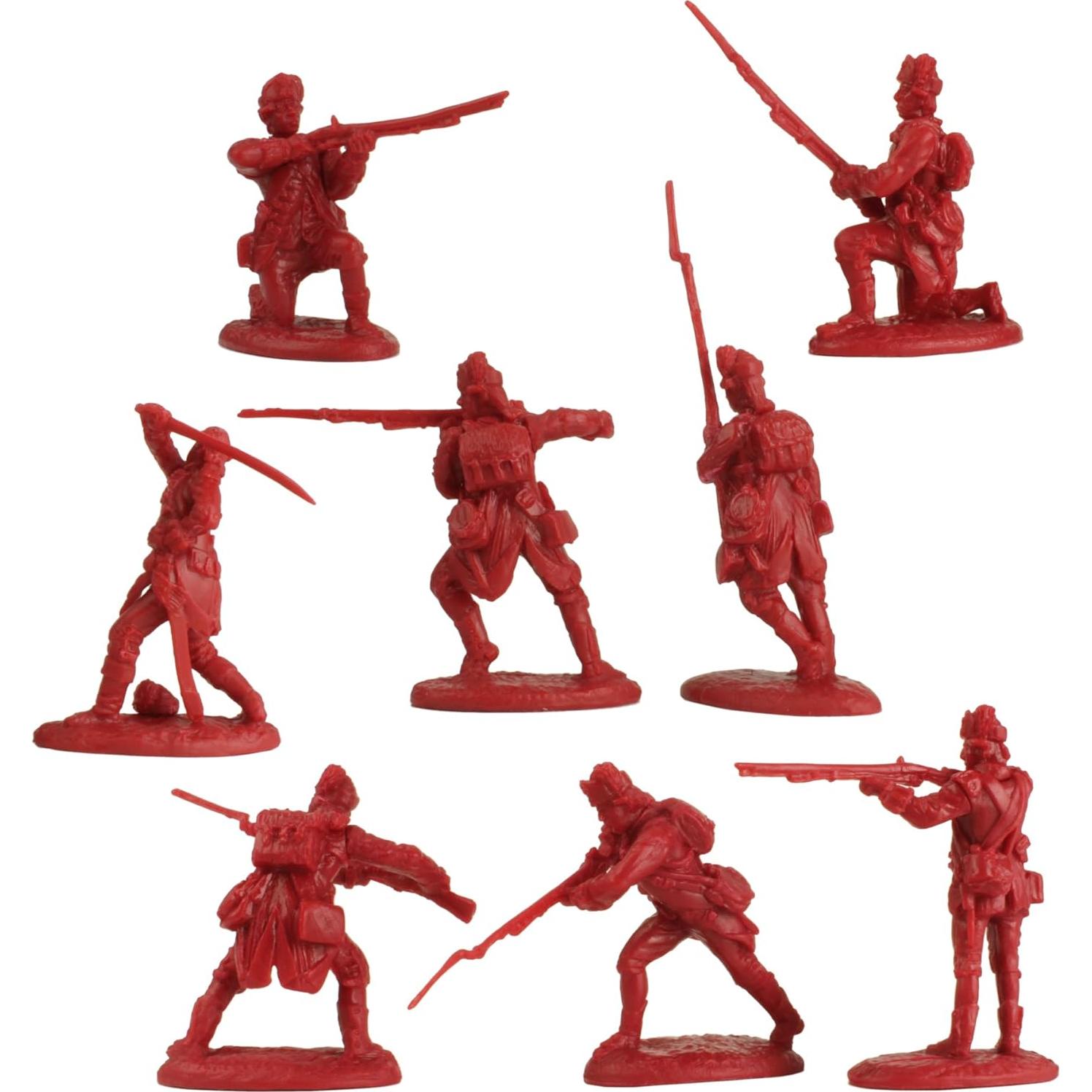 Figuras de Soldados Rojos LOD 1:32 Infantería Británica