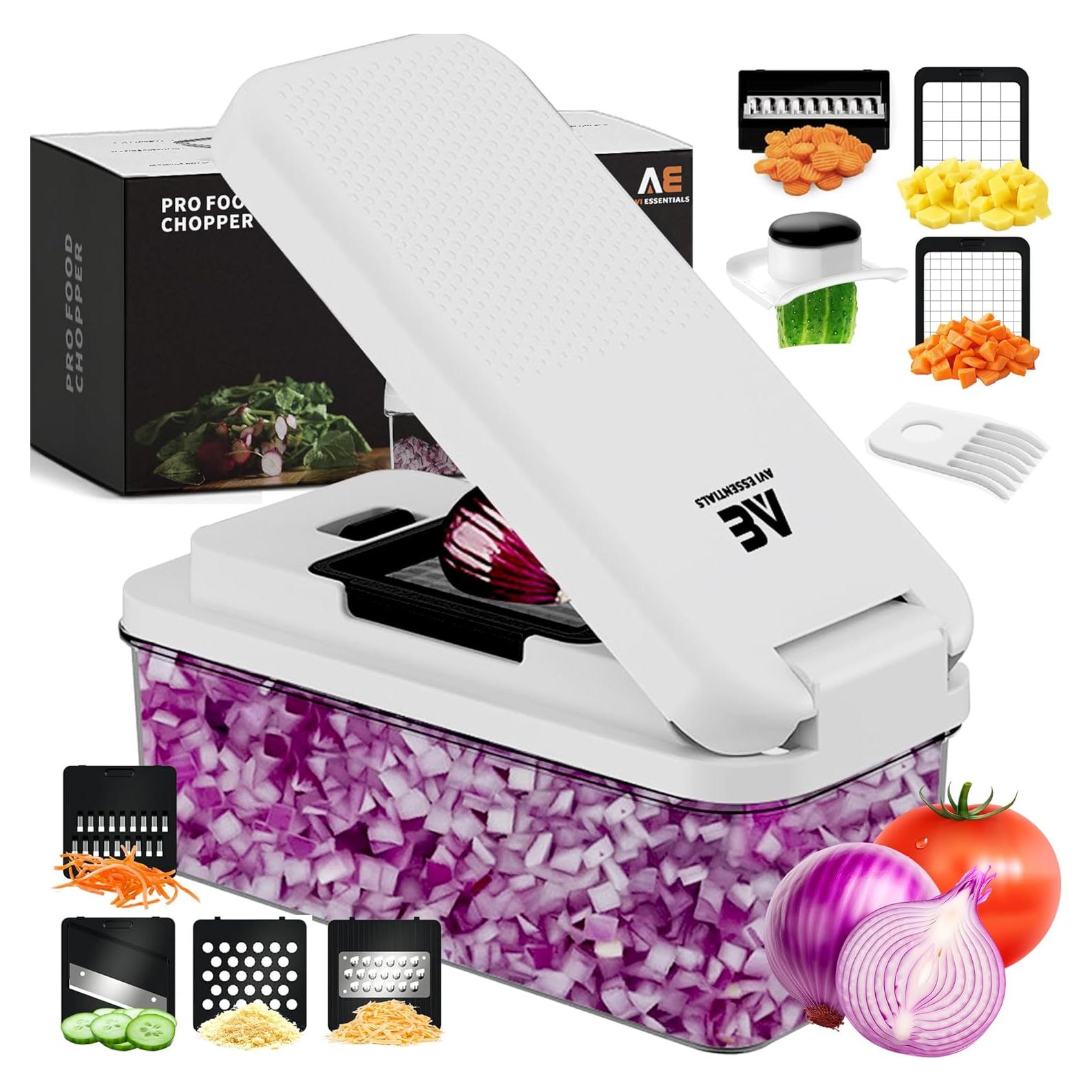 Picador de Verduras 9 en 1 AVI ESSENTIALS Libre de BPA