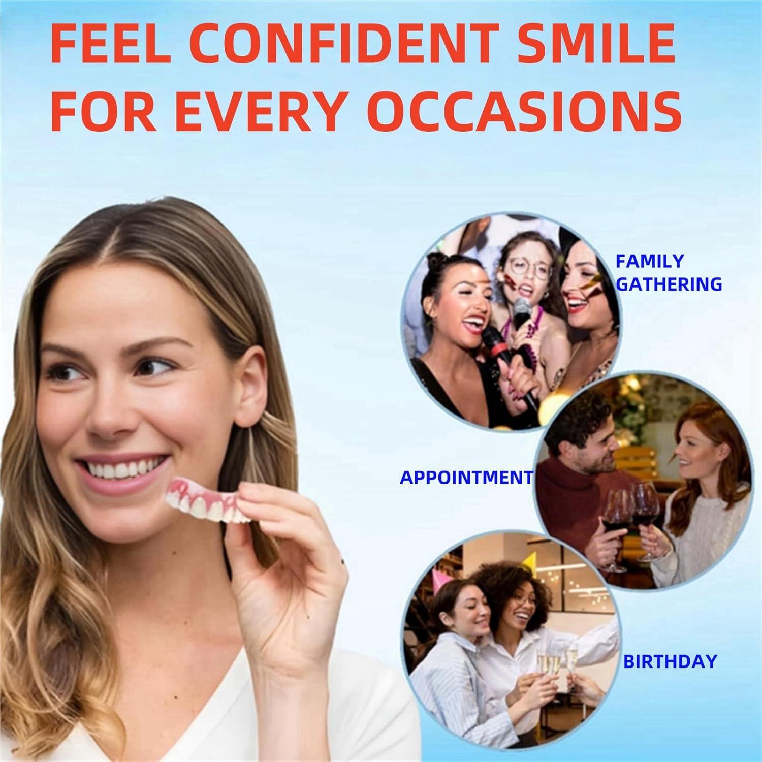 Forros de Dentadura de Silicona Suave Xinshijie - Ajuste Seguro