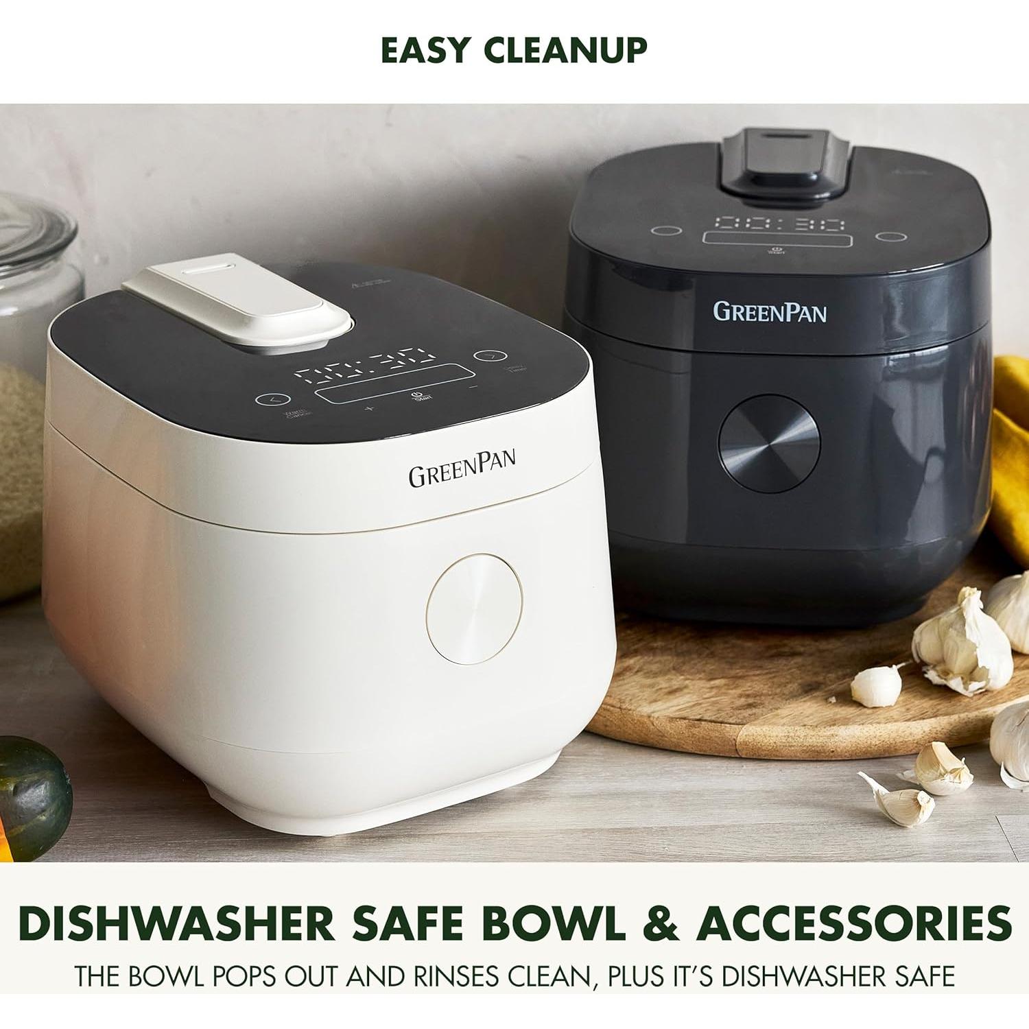 Cocedor de Arroz GreenPan Pro 8 Tazas Cerámica Antiadherente