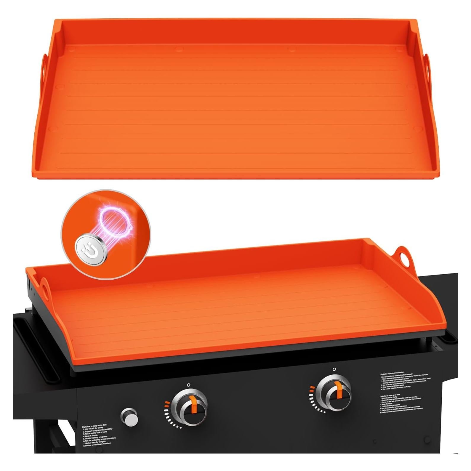 Cubierta de Silicona Magnética Blackstone 28" Naranja