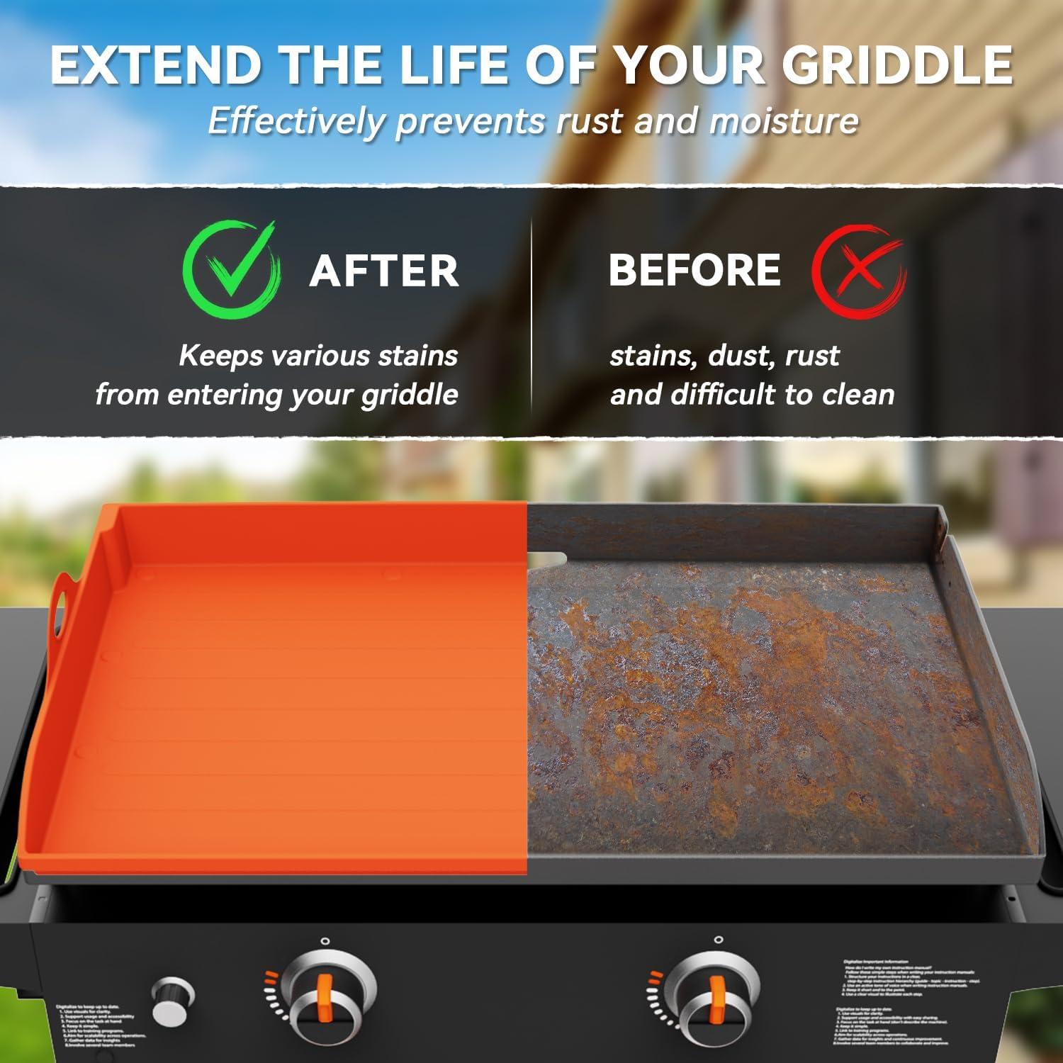 Cubierta de Silicona Magnética Blackstone 28" Naranja