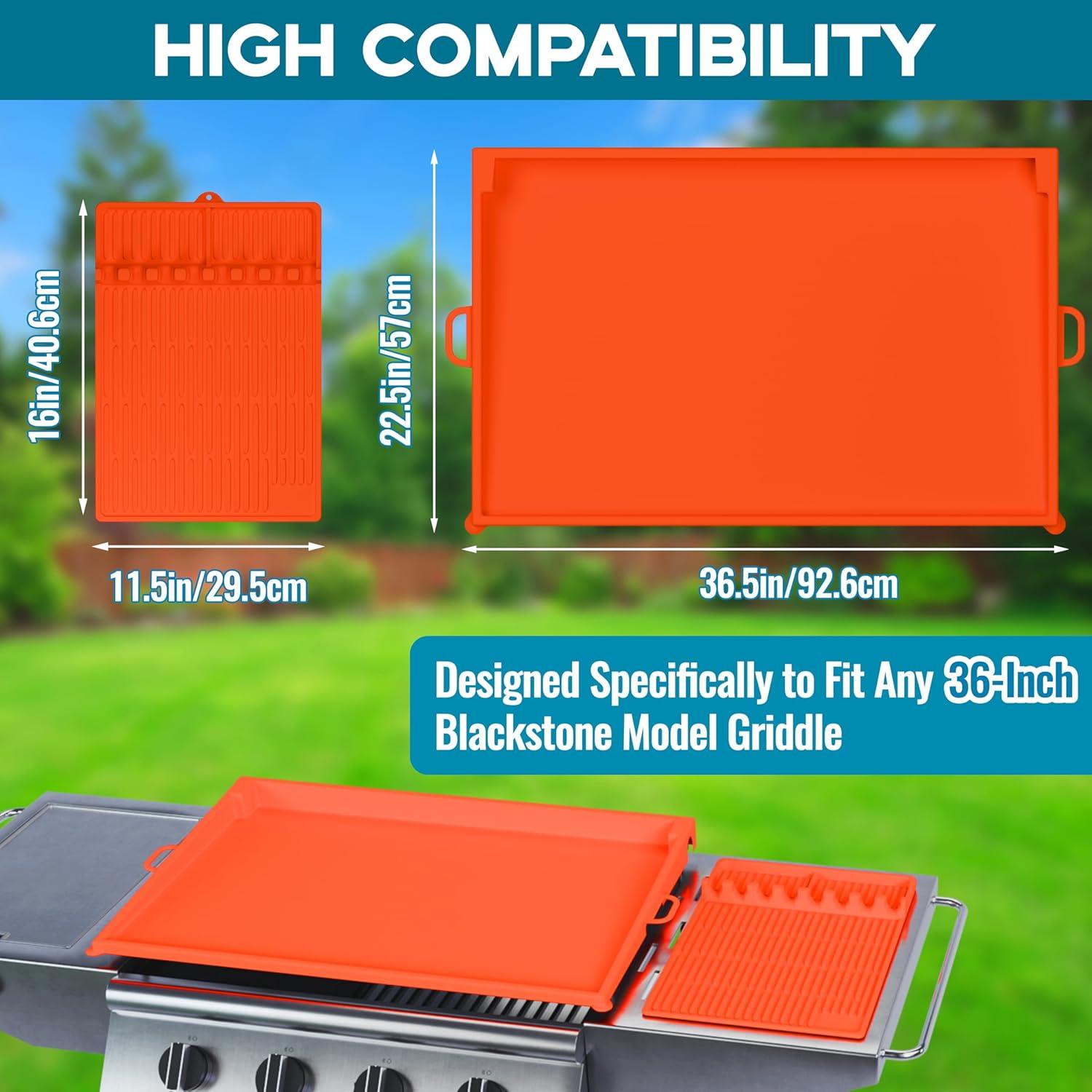 Cubierta de Silicona para Plancha Blackstone 36" + Tapete 16"