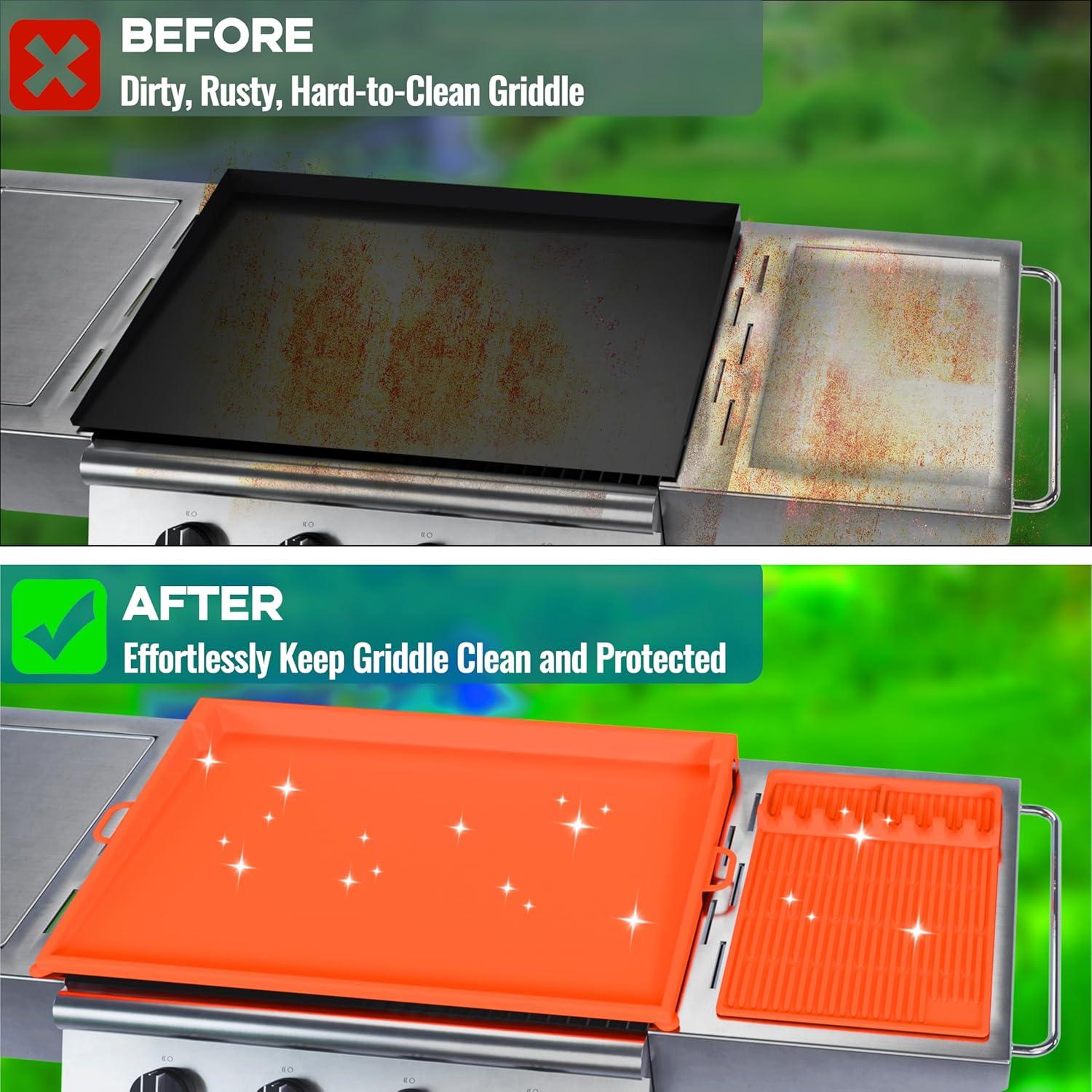 Cubierta de Silicona para Plancha Blackstone 36" + Tapete 16"