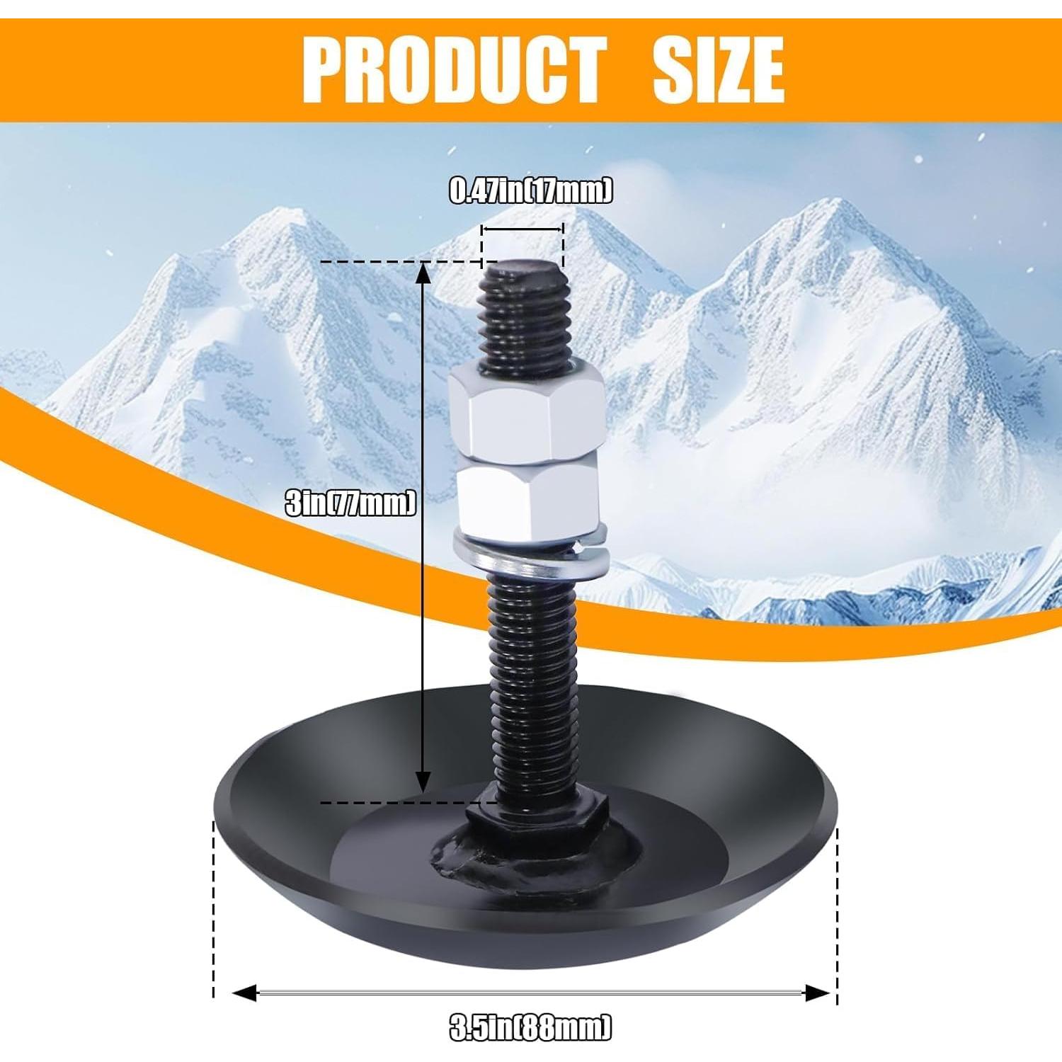 Cuchillas de Desbrozadora de Nieve GDAOJGUHPOQ 3" (7.62 cm) - 2 Pack