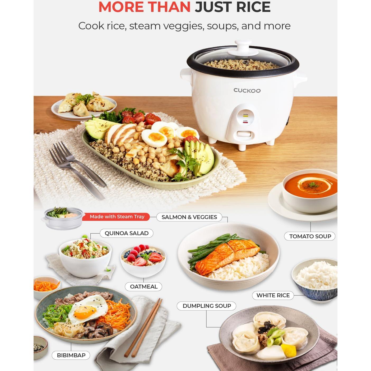 Cocedor de Arroz CUCKOO CR-0601C 12 Tazas Blanco Automático