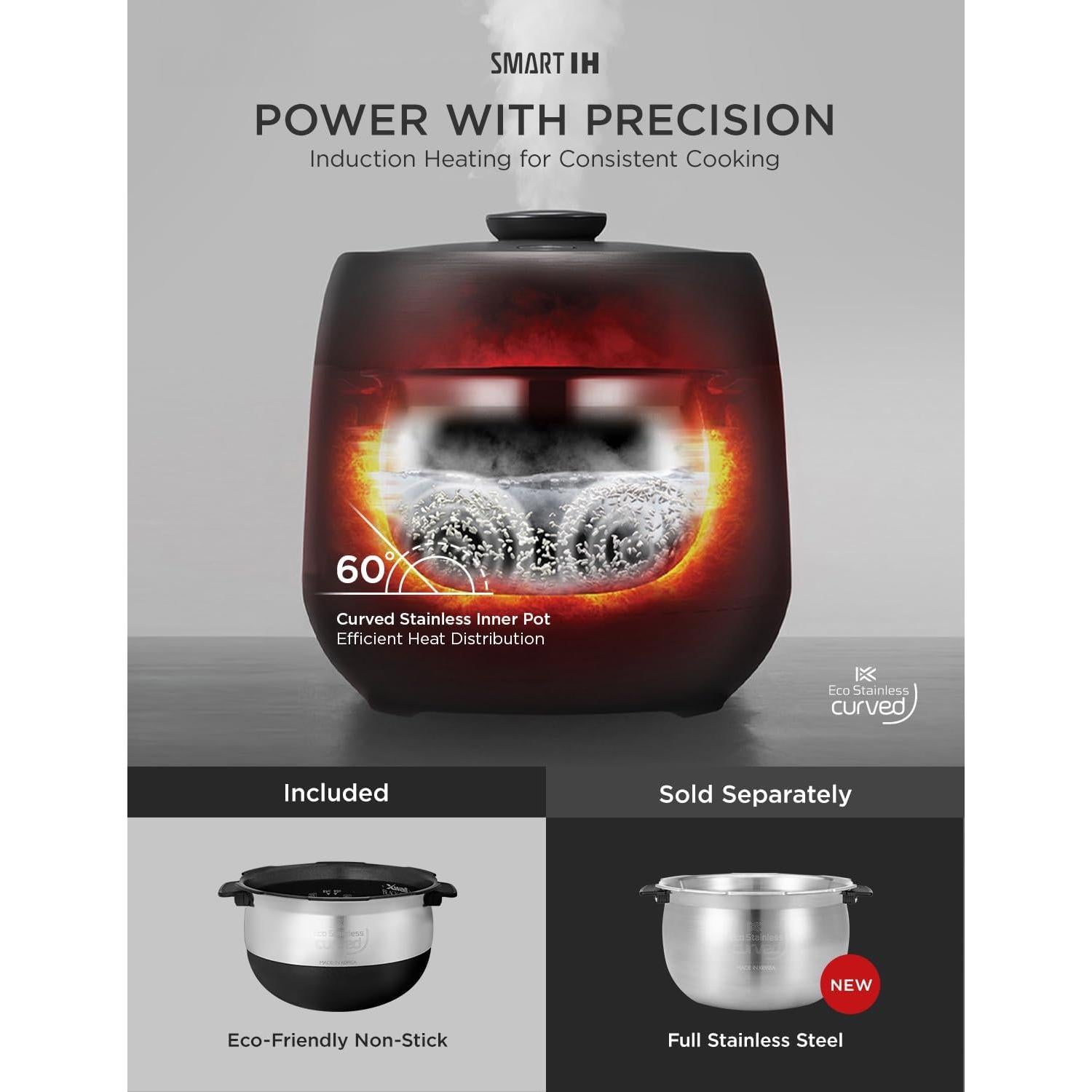 Olla Arrocera CUCKOO CRP-PHTR0609FS 6 Tazas Inducción Gris