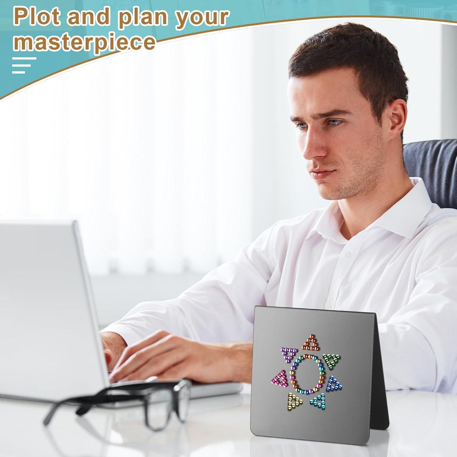 Soporte de Exhibición Magnético Gersoniel 15 cm Negro 2 Paquete