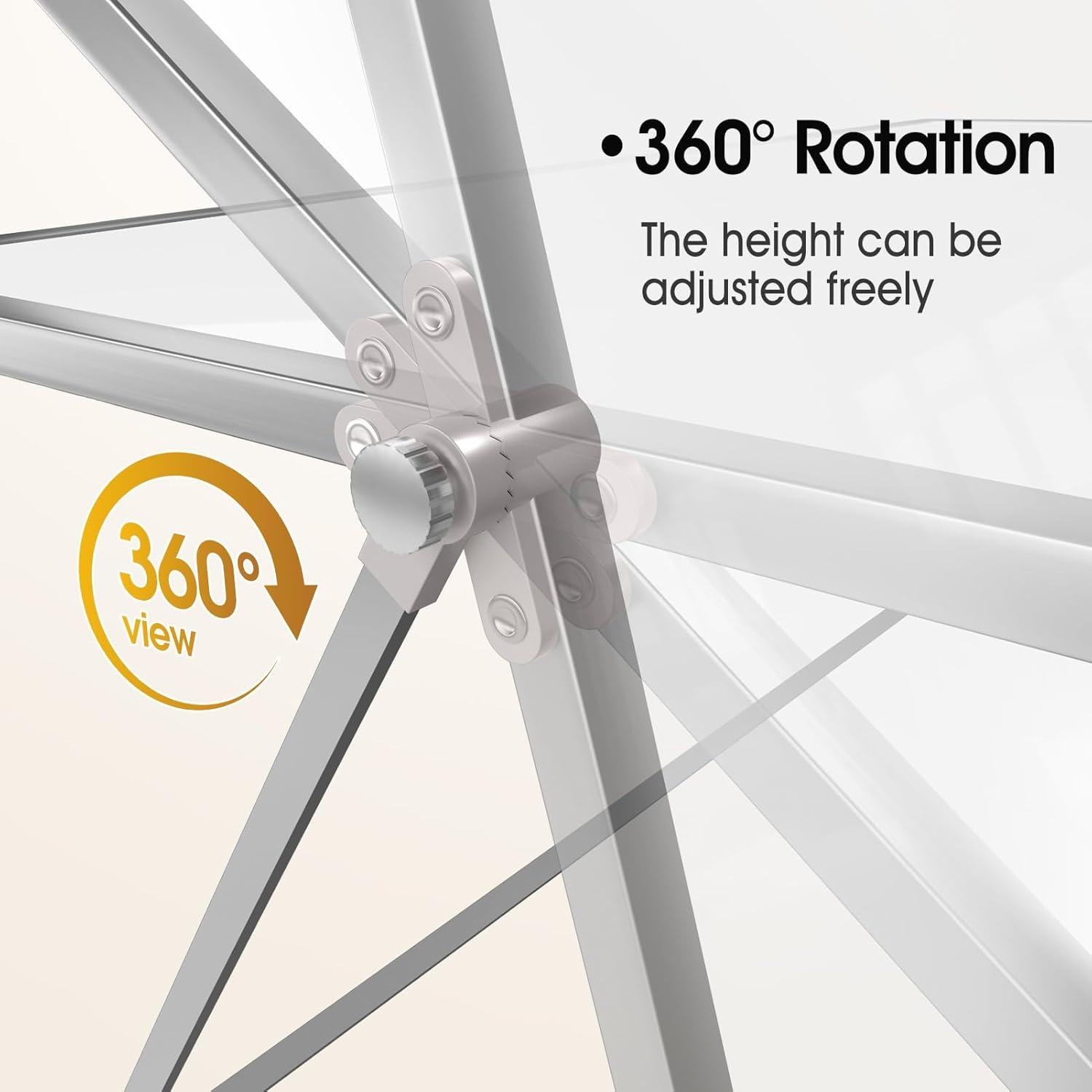 Pizarra Blanca Magnética Doble Cara MaxGear 25.4 cm con Soporte