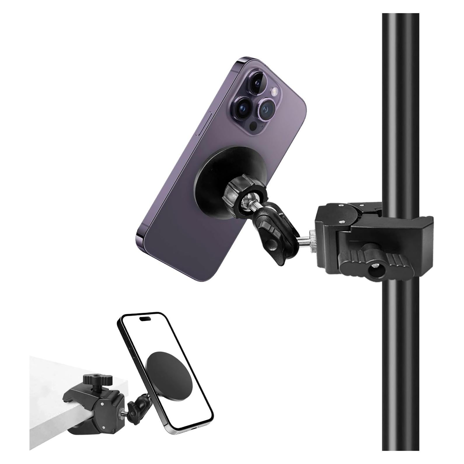 Soporte de Teléfono Magnético Khazylorr para Micrófono 360°