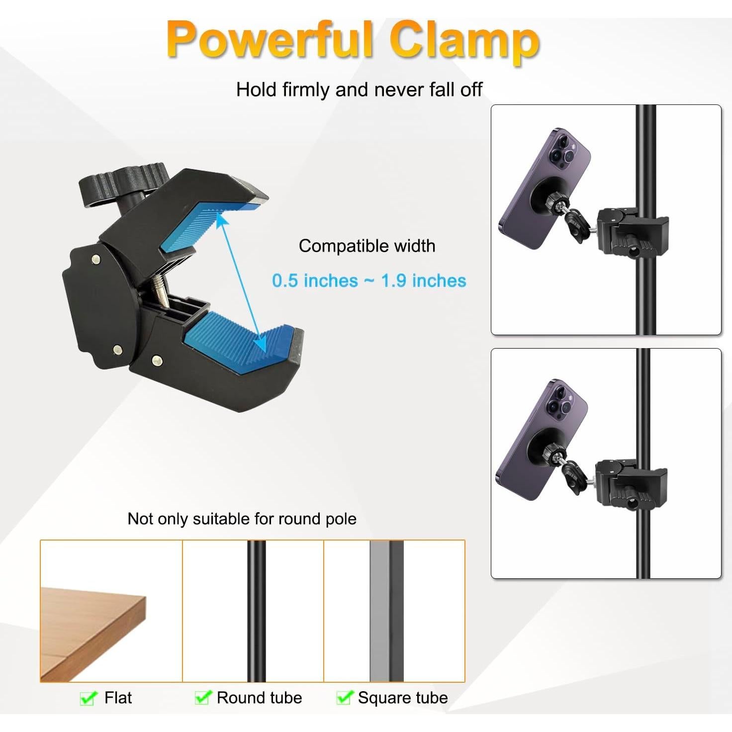 Soporte de Teléfono Magnético Khazylorr para Micrófono 360°