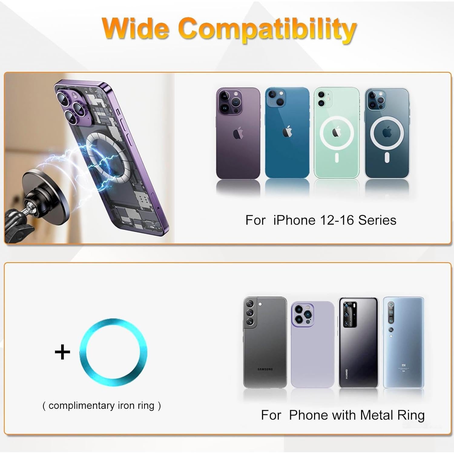 Soporte de Teléfono Magnético Khazylorr para Micrófono 360°