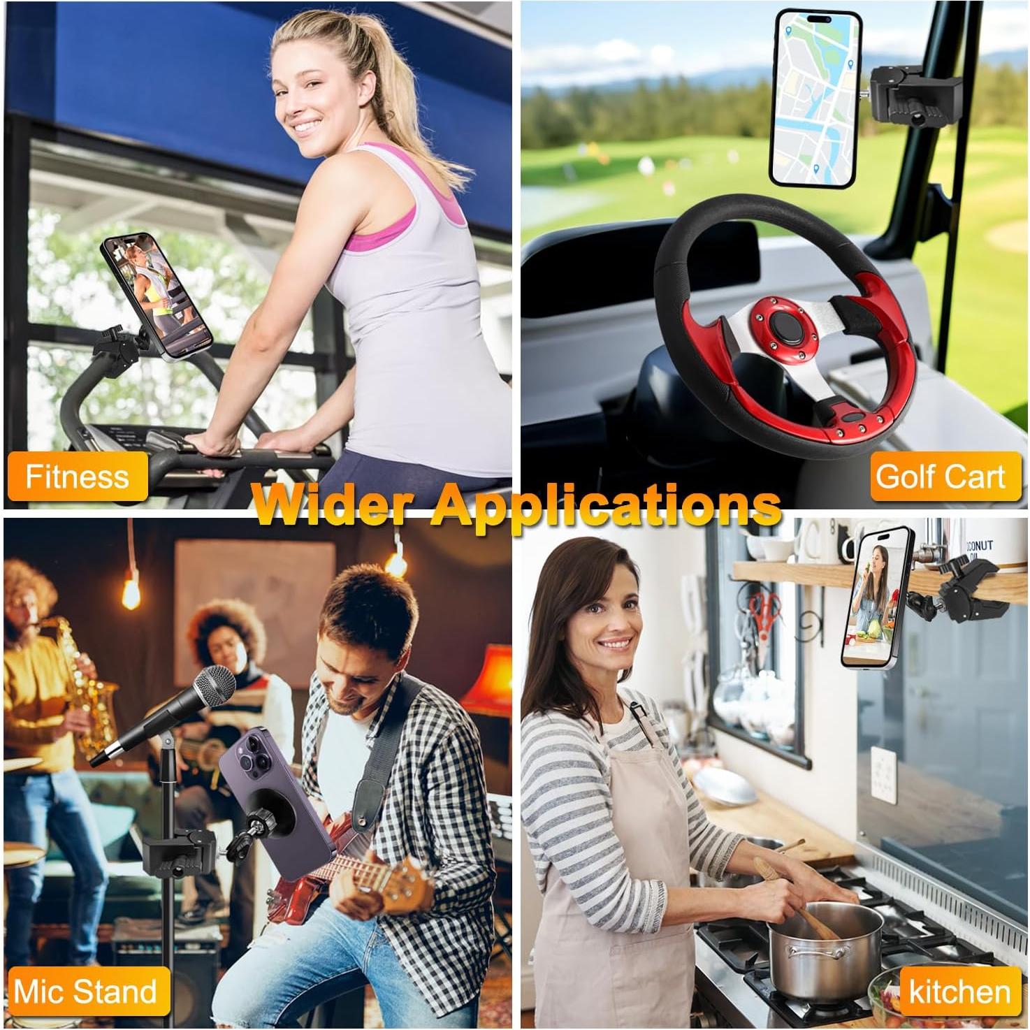 Soporte de Teléfono Magnético Khazylorr para Micrófono 360°