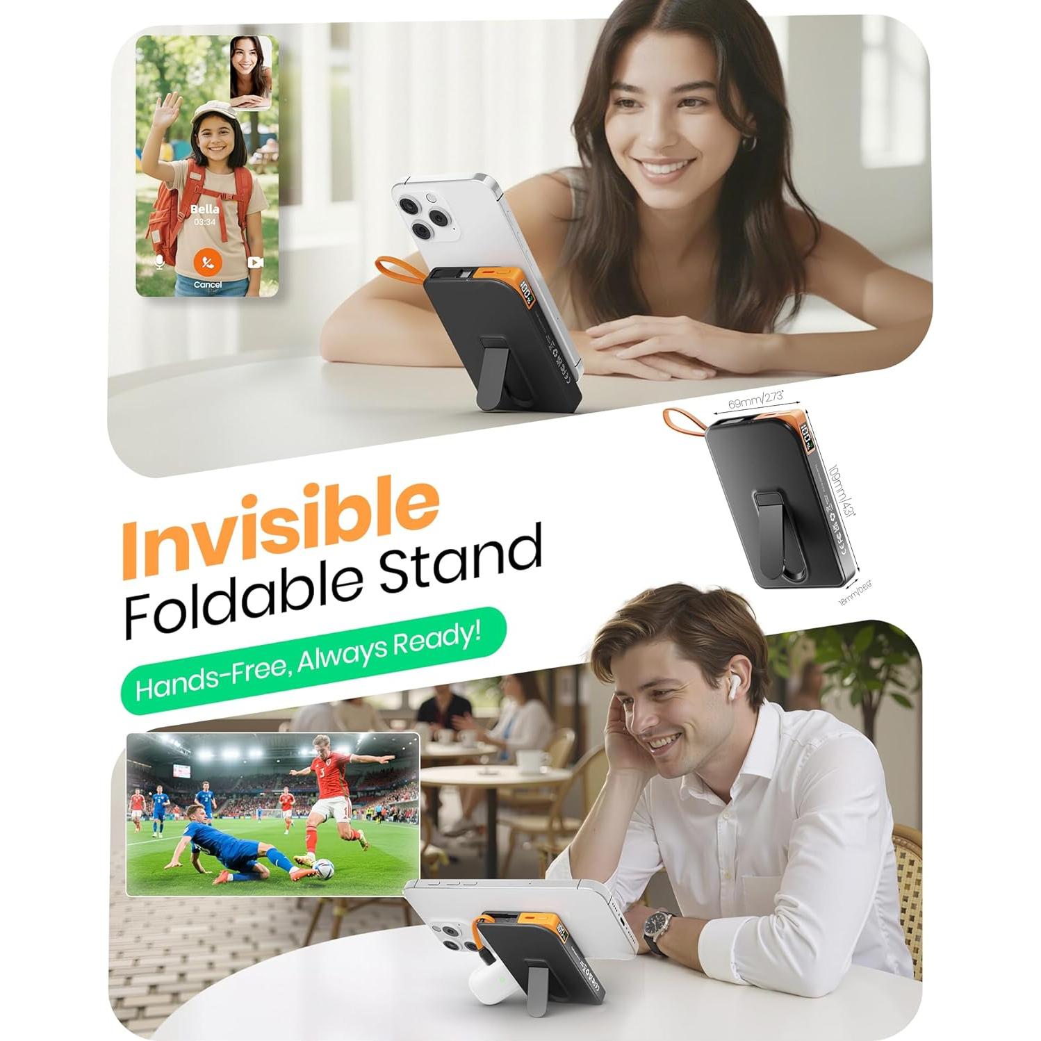 Cargador Portátil Magnético 10000mAh MagSafe DongGuan 22.5W