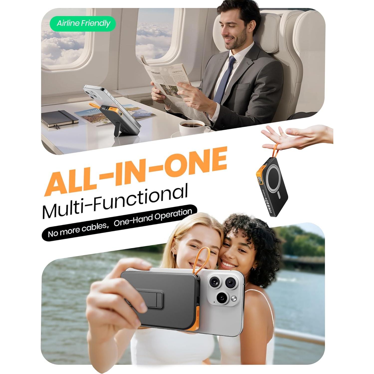 Cargador Portátil Magnético 10000mAh MagSafe DongGuan 22.5W