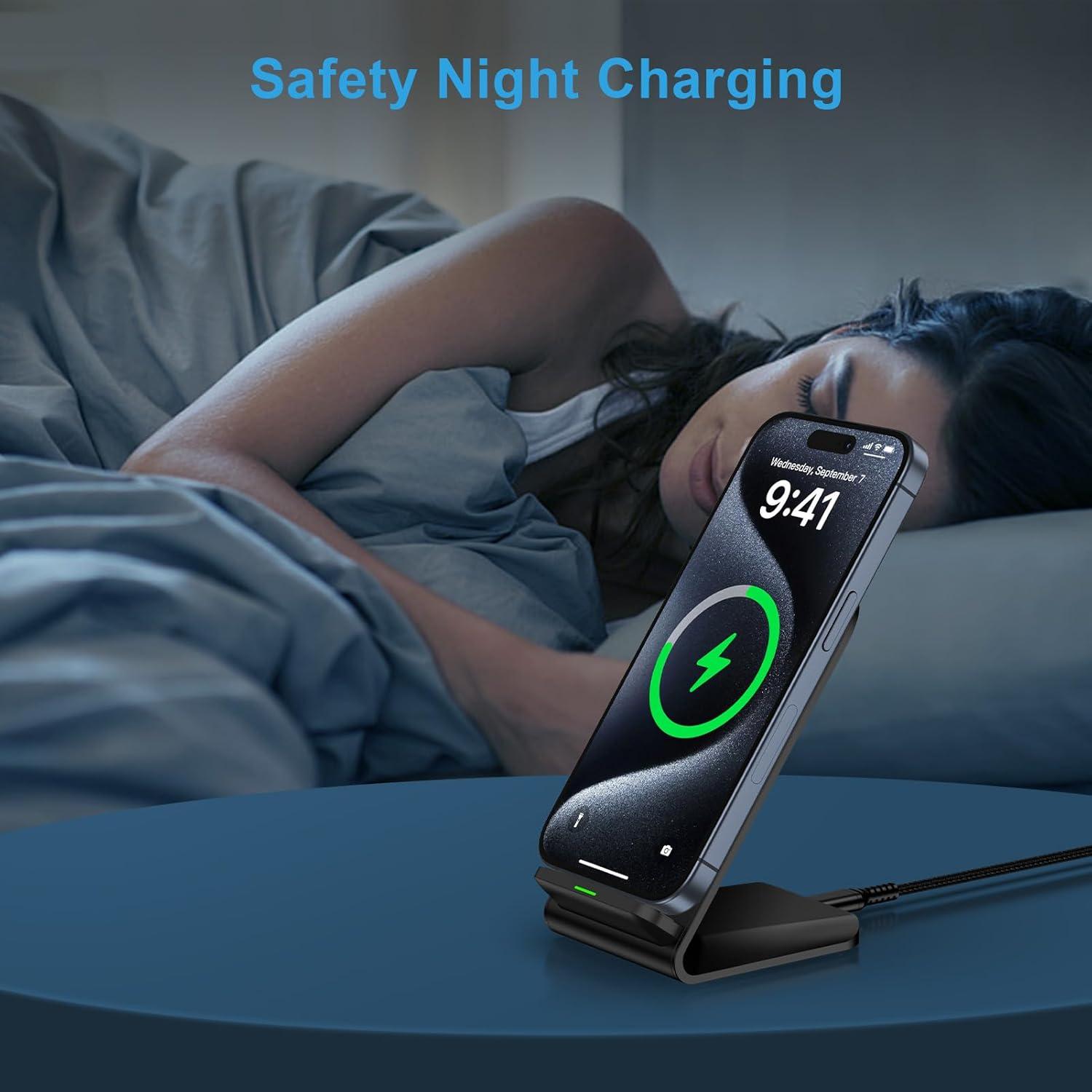 Soporte de Carga Inalámbrica 15W Google Pixel 9 Pro/10 Pro