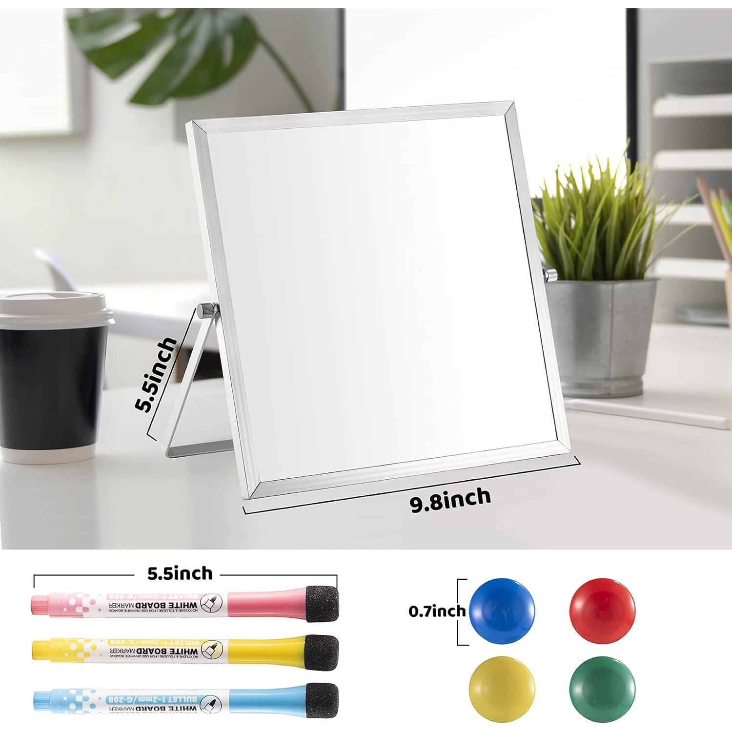 Pizarra Borrable Magnética 25.4 cm x 25.4 cm HongyiTime