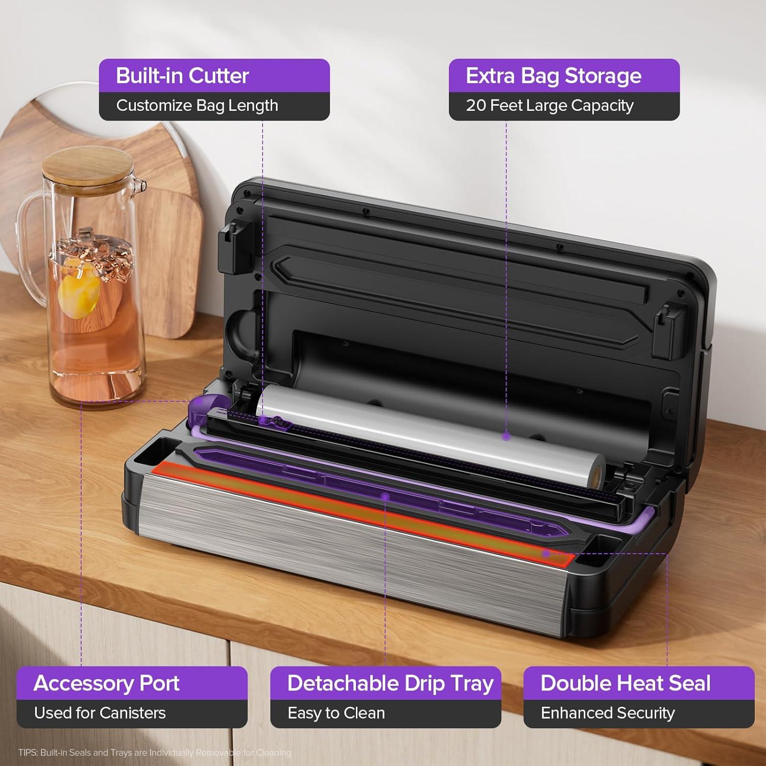 Máquina de Sellado al Vacío Sandifeng VS9312 130W Automática