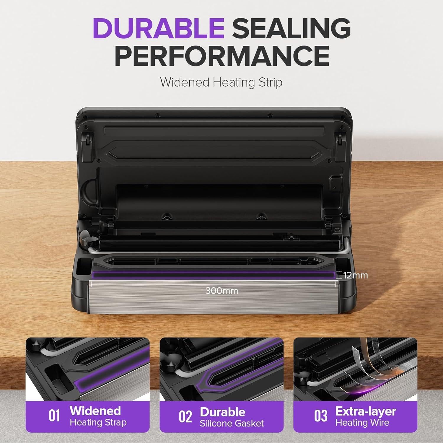 Máquina de Sellado al Vacío Sandifeng VS9312 130W Automática