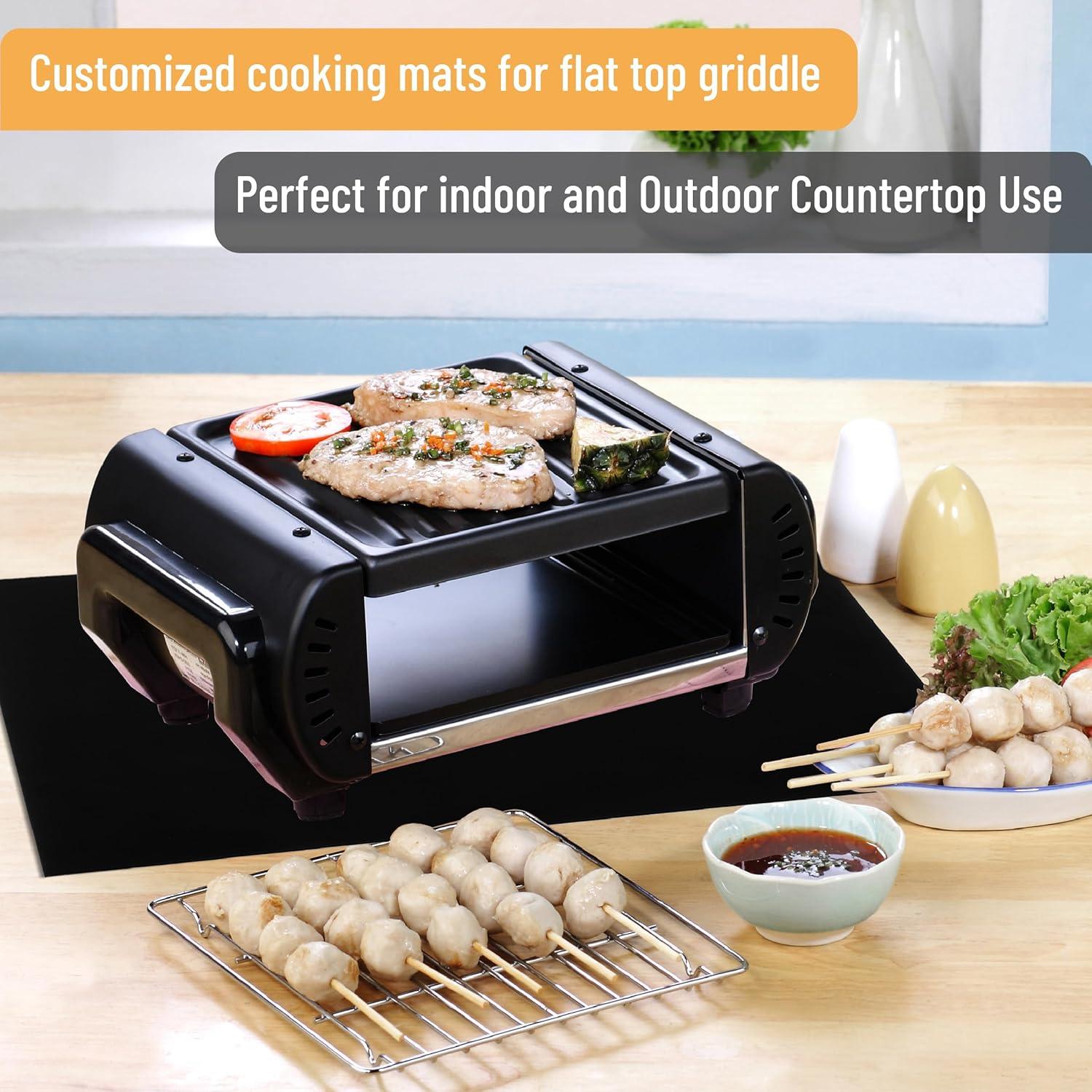 Alfombrillas para Parrilla UNCO 2 Piezas 56x41 cm Antiadherentes