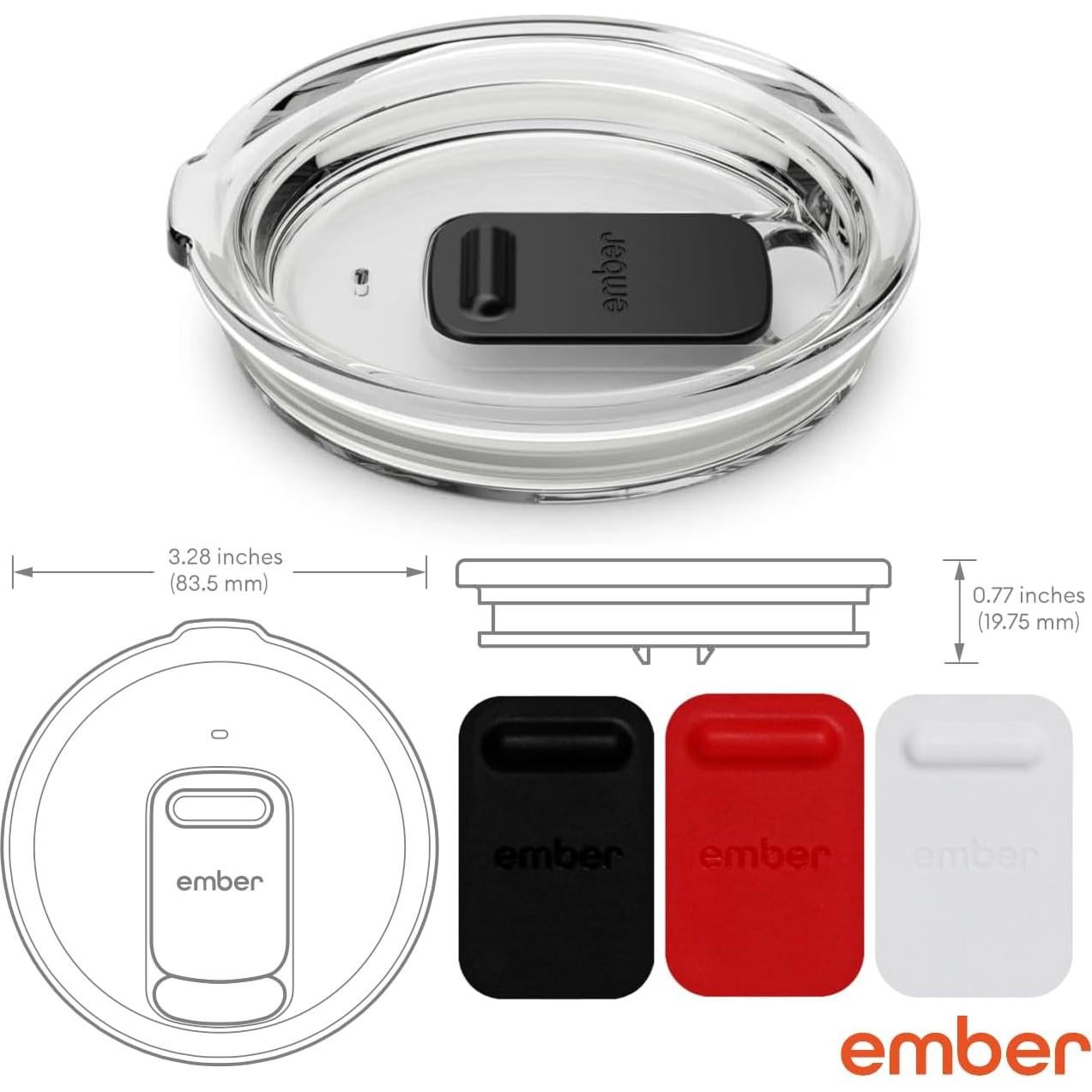 Taza Inteligente Ember 10 oz Negra - Control de Temperatura App